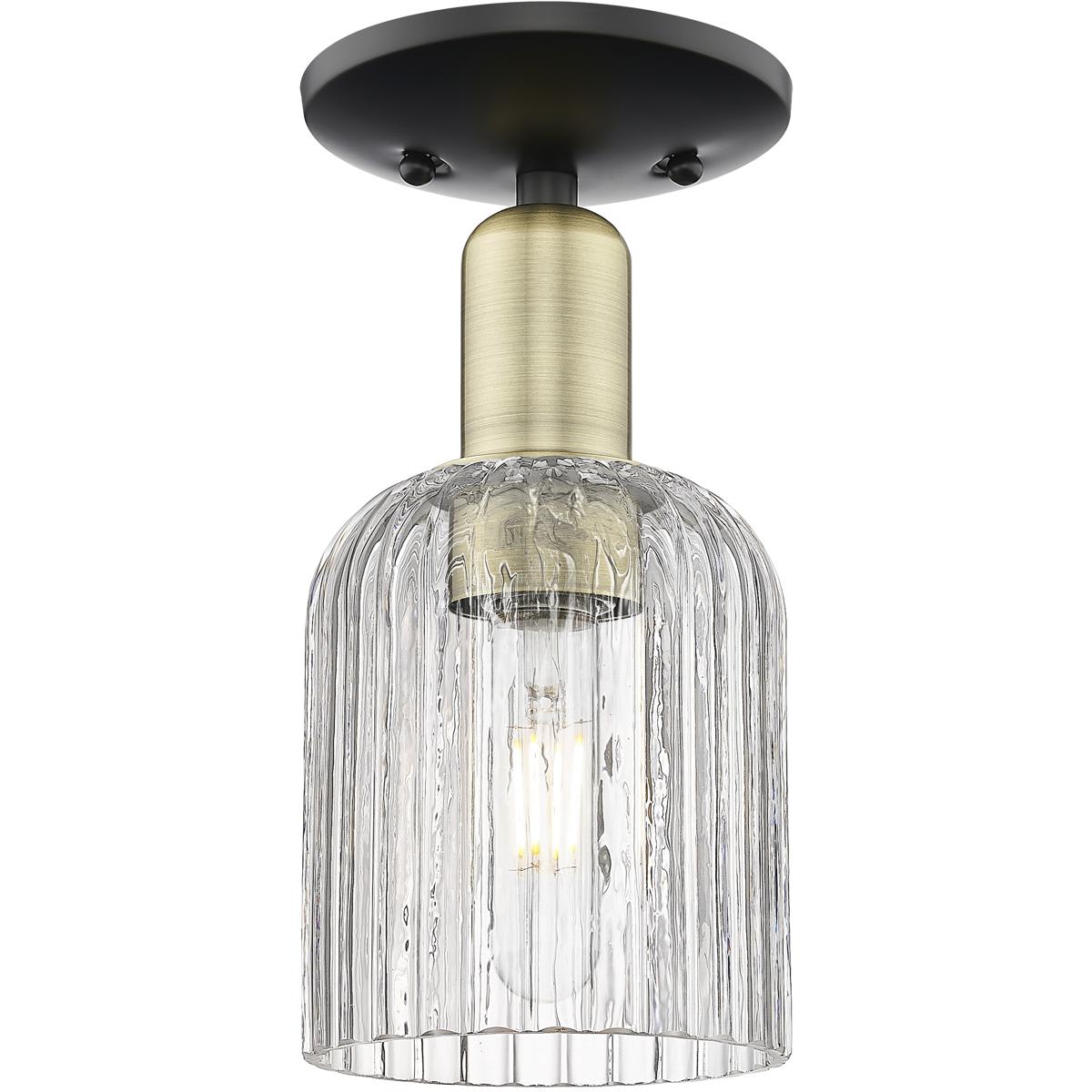 Innovations Lighting 2869151 716-1C-BAB-G559-5CL Bridal Veil Semi-Flush Mount