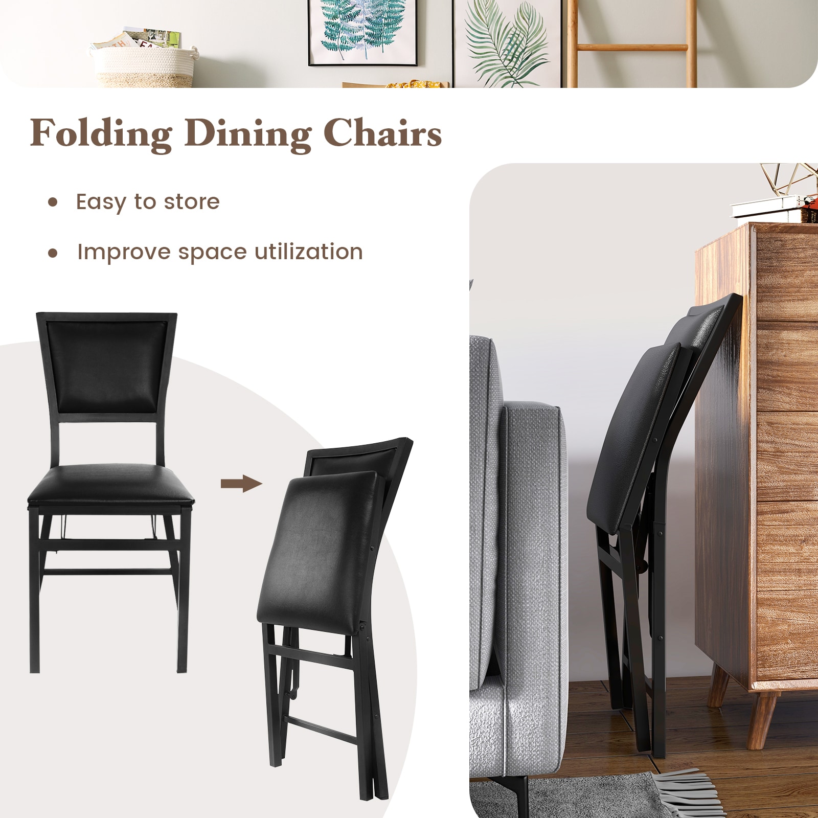 Slickblue D-CO-16125WH Dining-Chairs - View #6