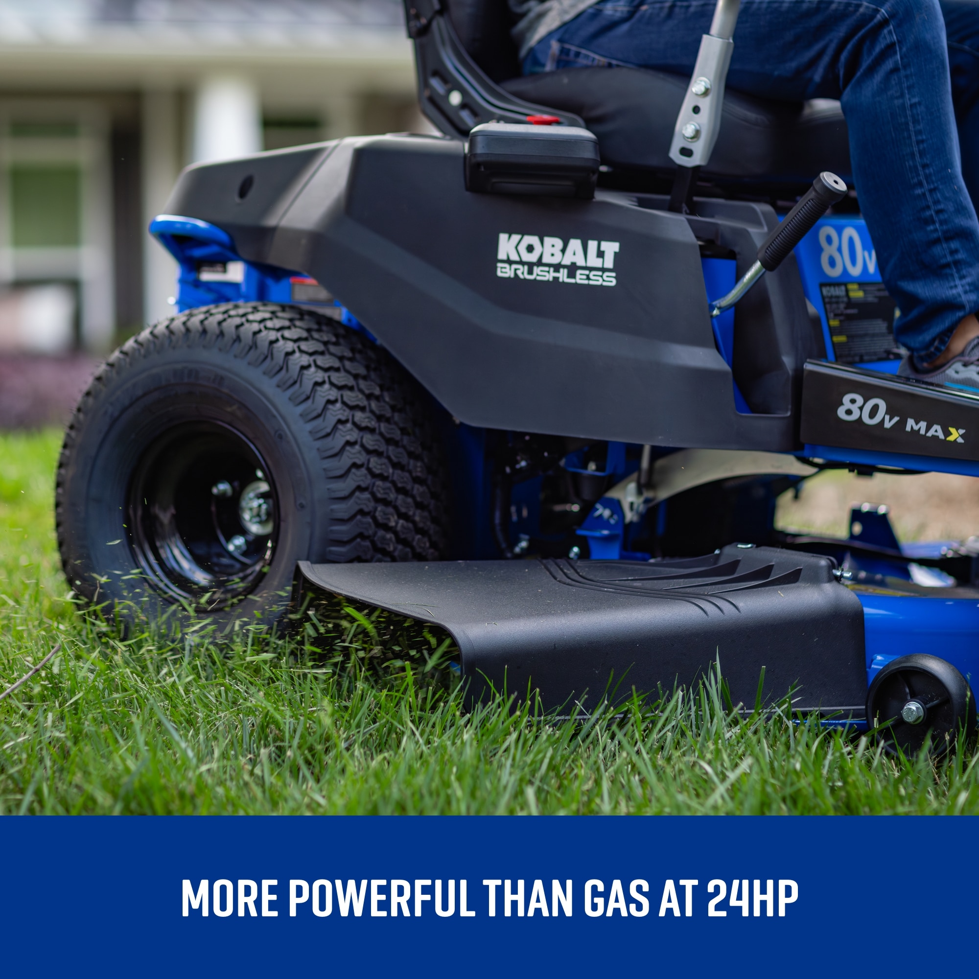 Kobalt Crossover 42 in 24 HP Brushless Motor Battery Zero turn Riding Lawn Mower CARB in the Zero Turn Riding Lawn Mowers department at Lowes