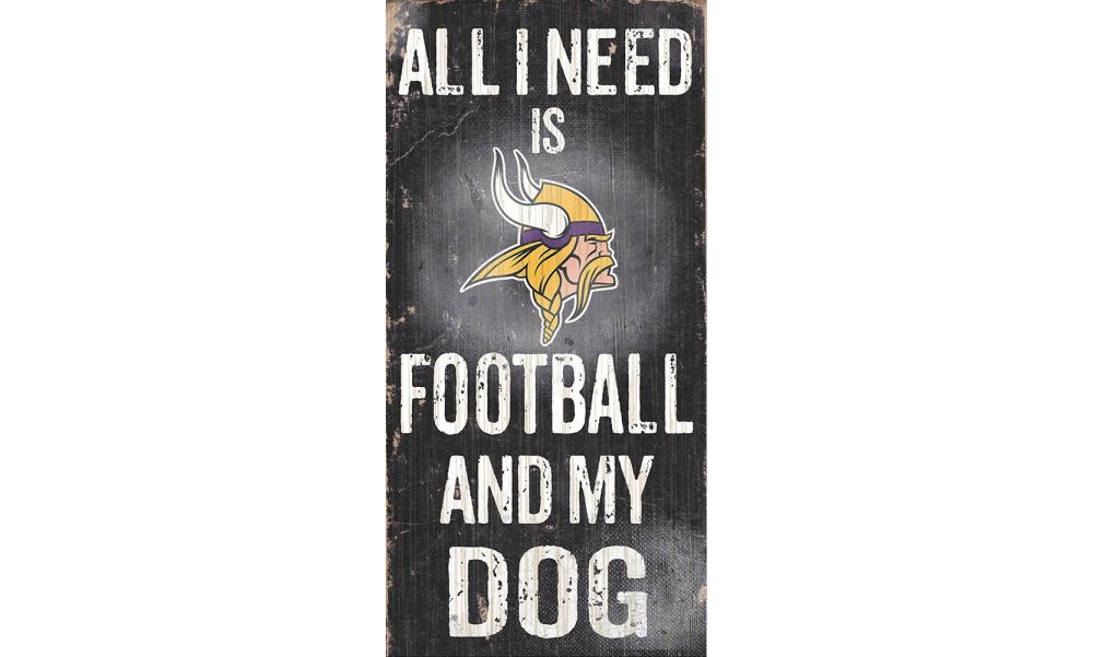 Fan Creations Minnesota Vikings 6-in H x 12-in W Sports Print at