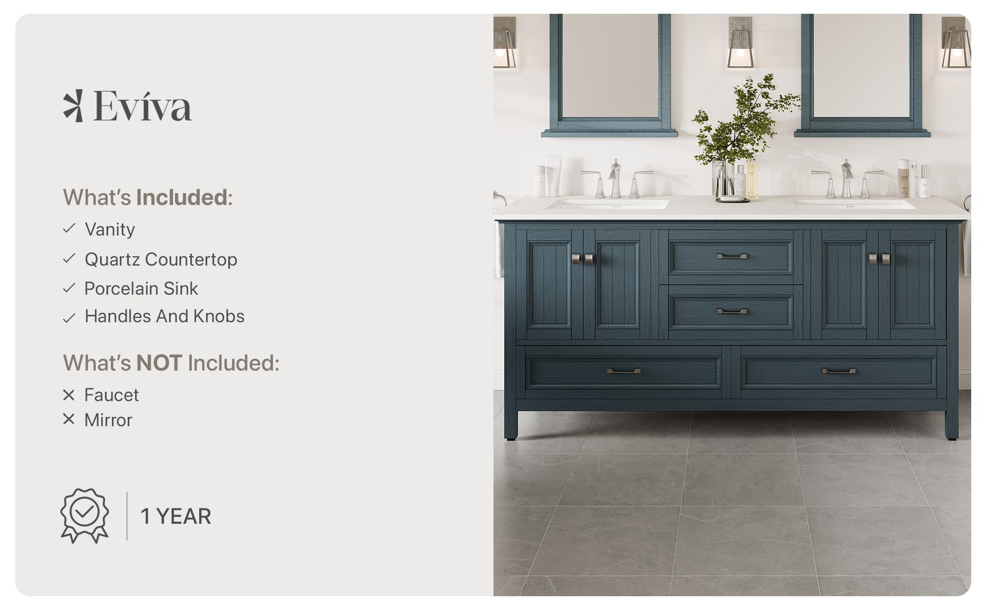 Eviva EVVN612-72AB-Q Bath-Vanity-Combo - View #8