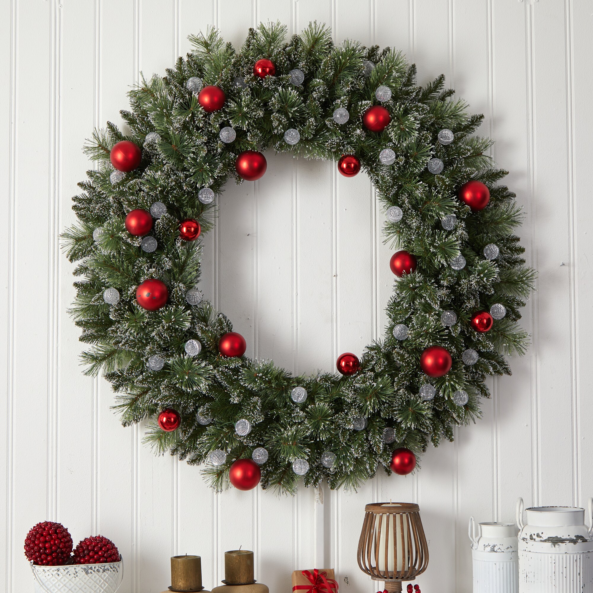 Nearly Natural W1275 Artificial-Christmas-Wreaths - View #6