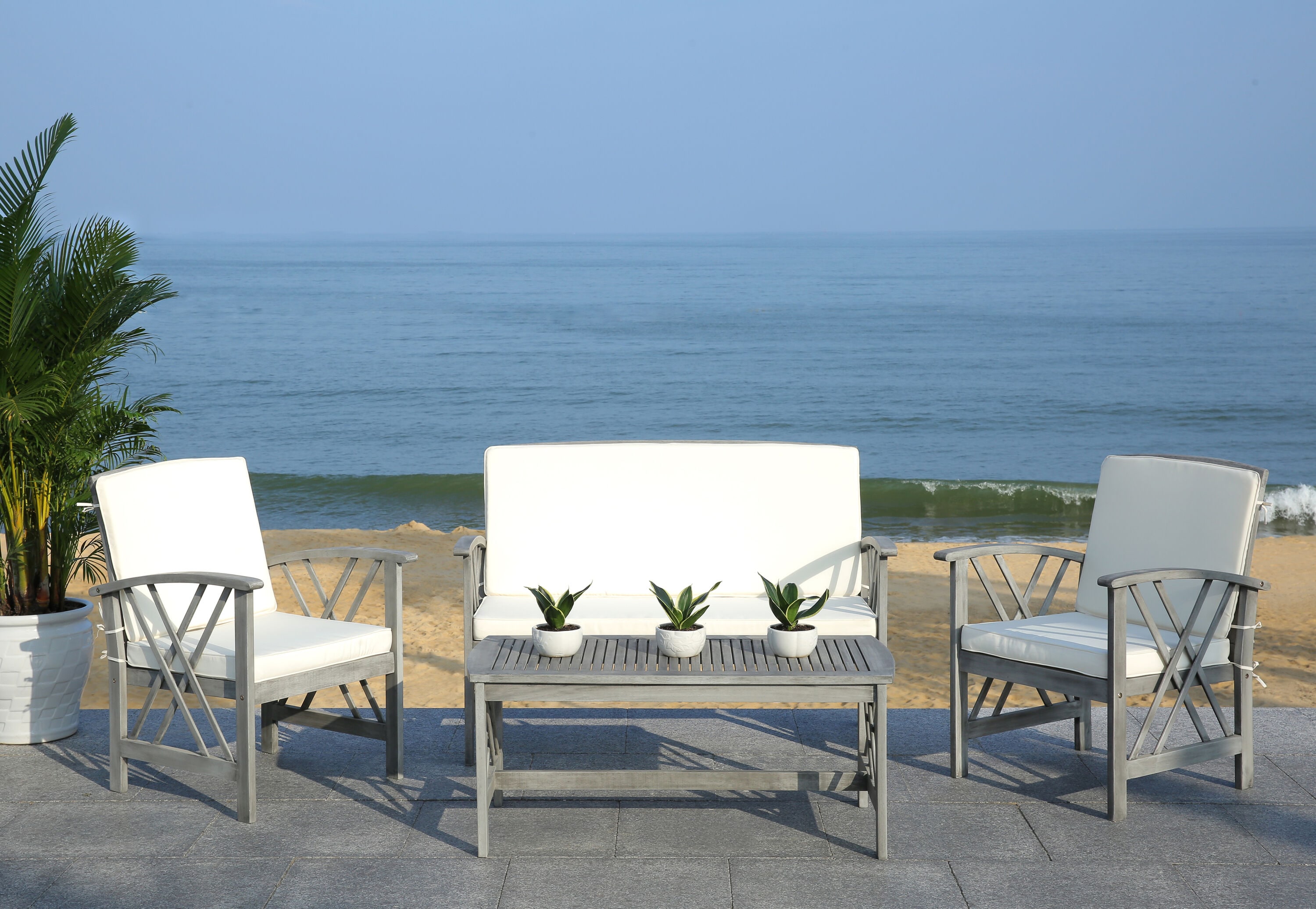 Safavieh PAT7008B Patio-Conversation-Sets - View #11