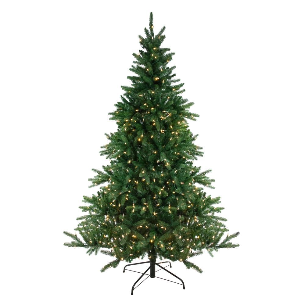 Northlight 32915560 9-ft Noble Fir Pre-lit Artificial Christmas Tree with Incandescent Lights