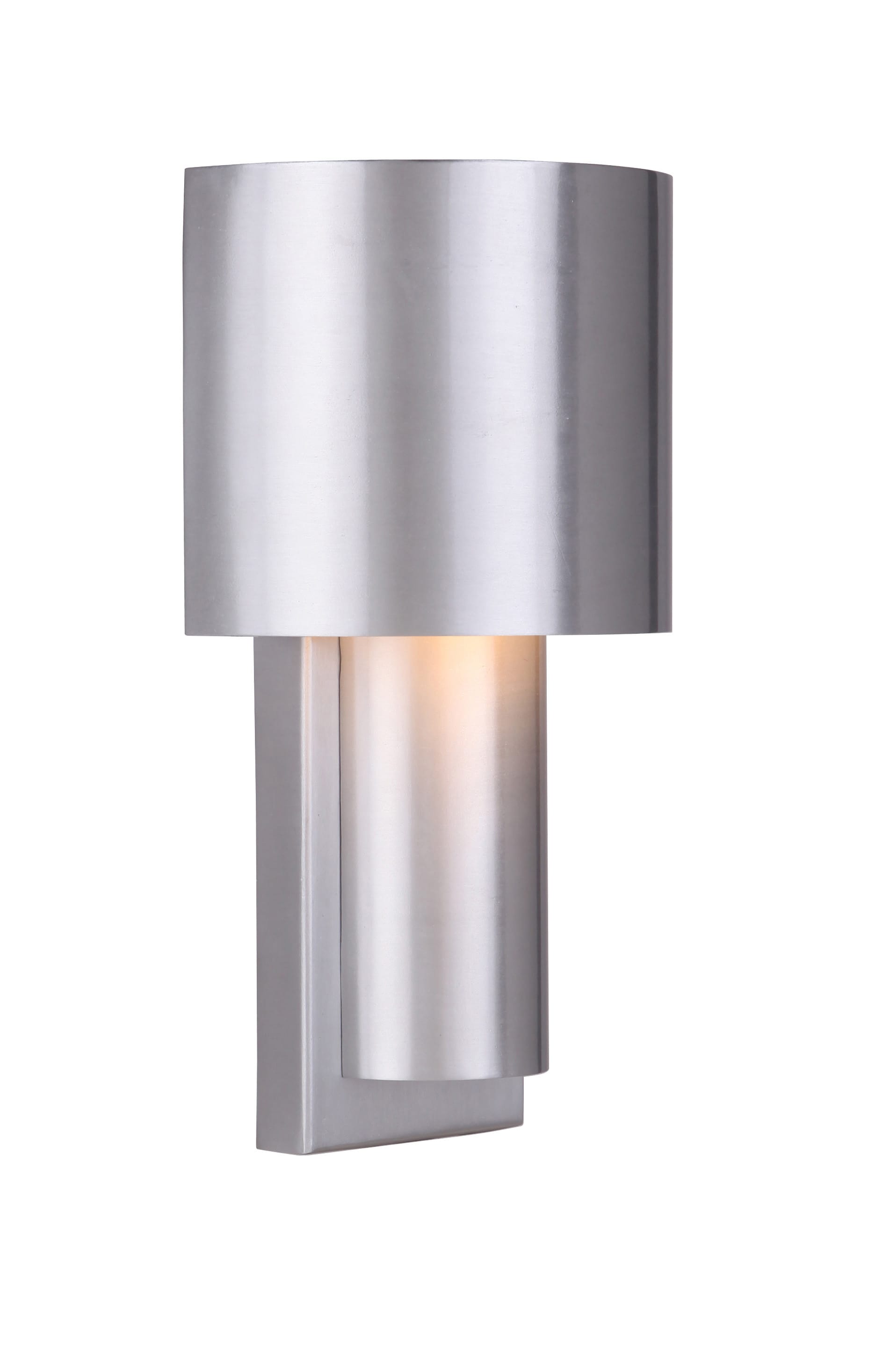 Satin Aluminum Dimmable LED Wall Sconce