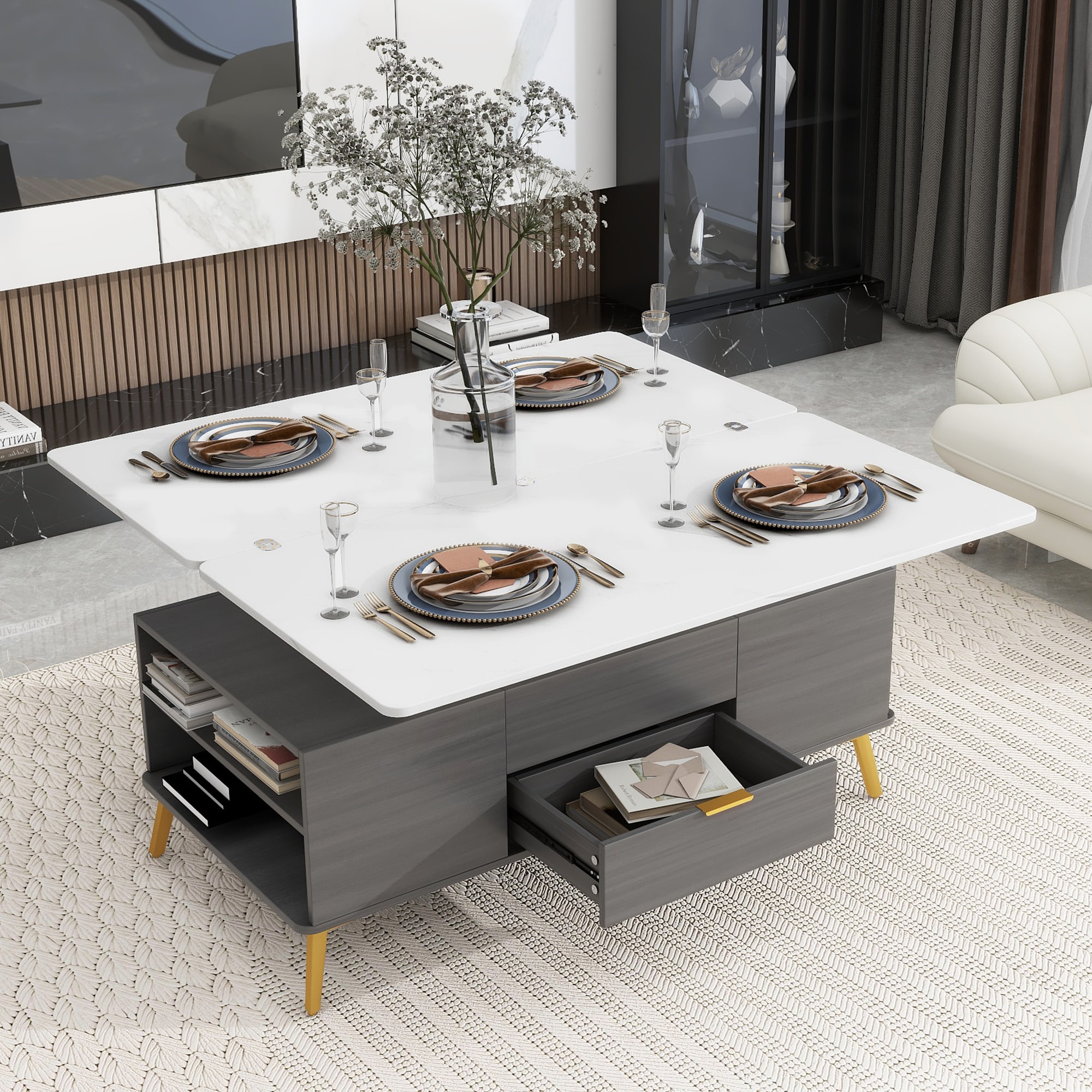 ModernLuxe L3P-WF307471AAG Coffee-Tables - View #5