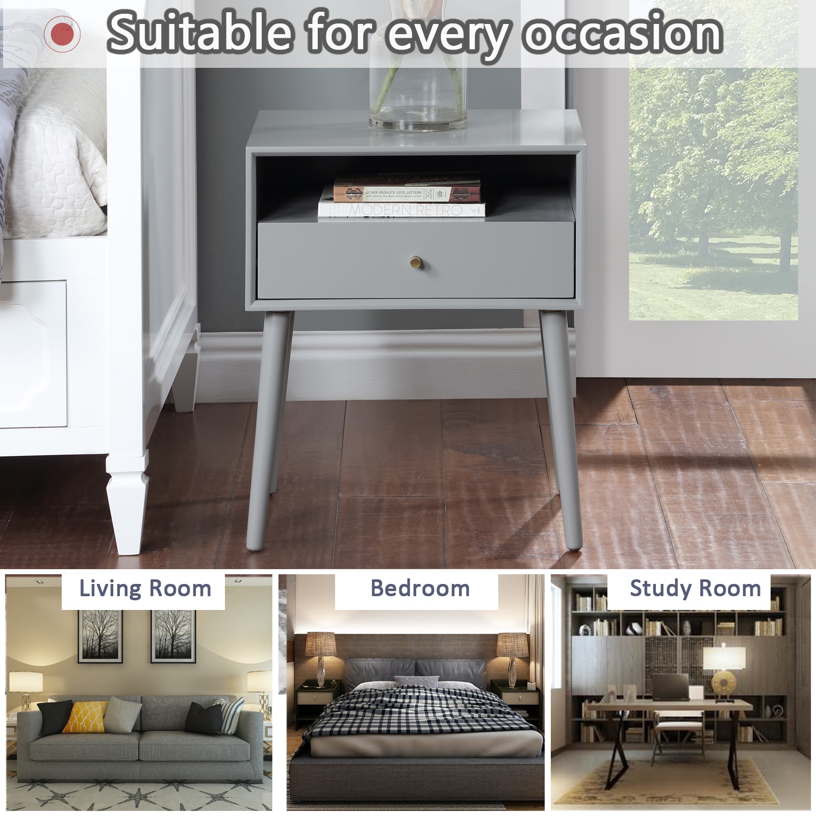Kahomvis FB-QPN1-478 nightstands - View #6