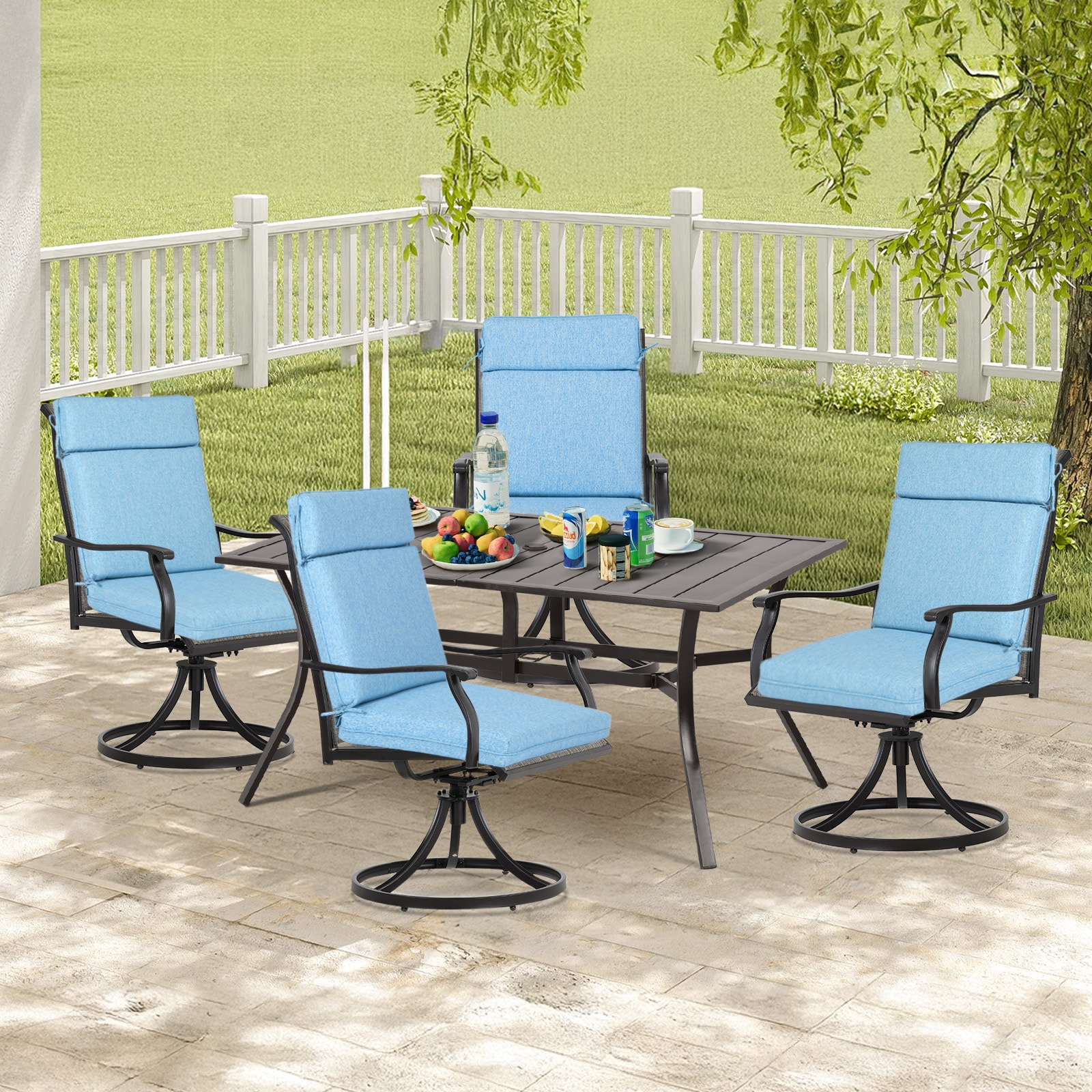 Aoodor A393-PLILI Patio-Furniture-Cushions - View #3