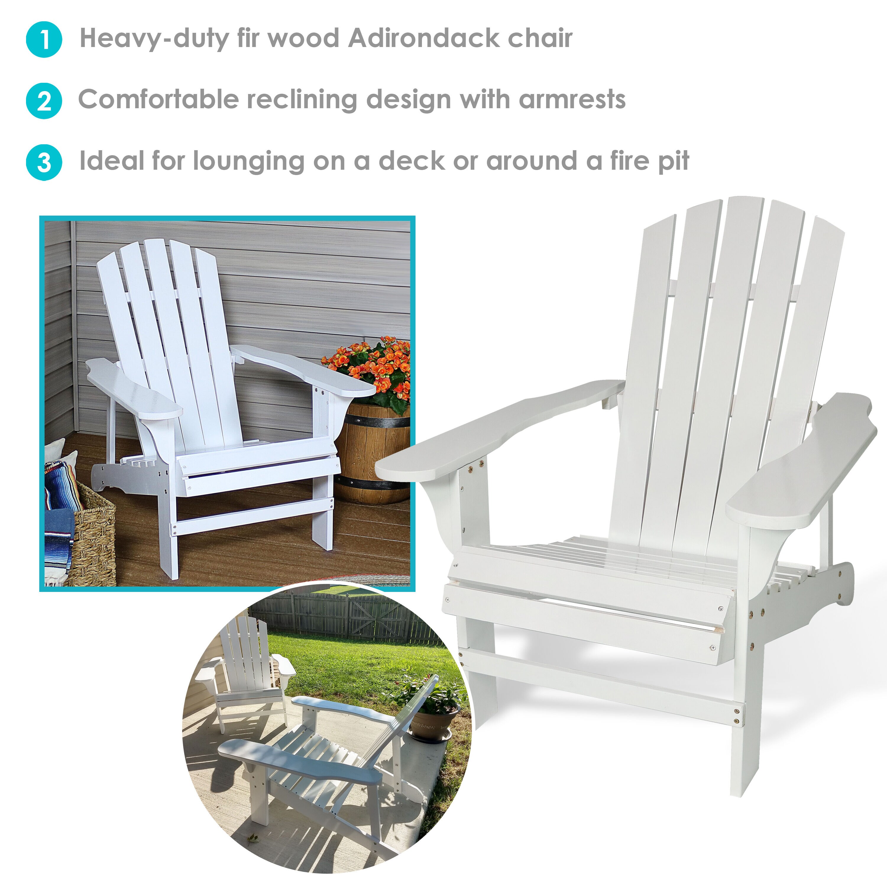 Lowes white adirondack chairs hot sale