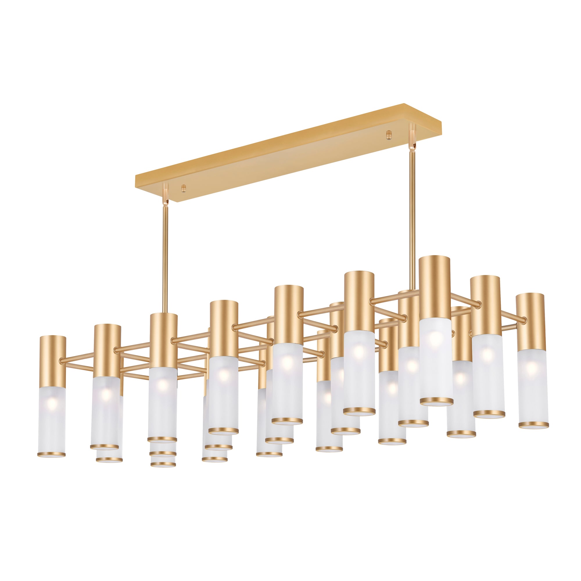 CWI Lighting 1221P38-21-625 Pipes 21 -Light Multiple finishes Multiple colors Modern/contemporary For Use in Bathrooms, Bedrooms, Dining Rooms, Foyers, Kitchens, Living Rooms Chandelier