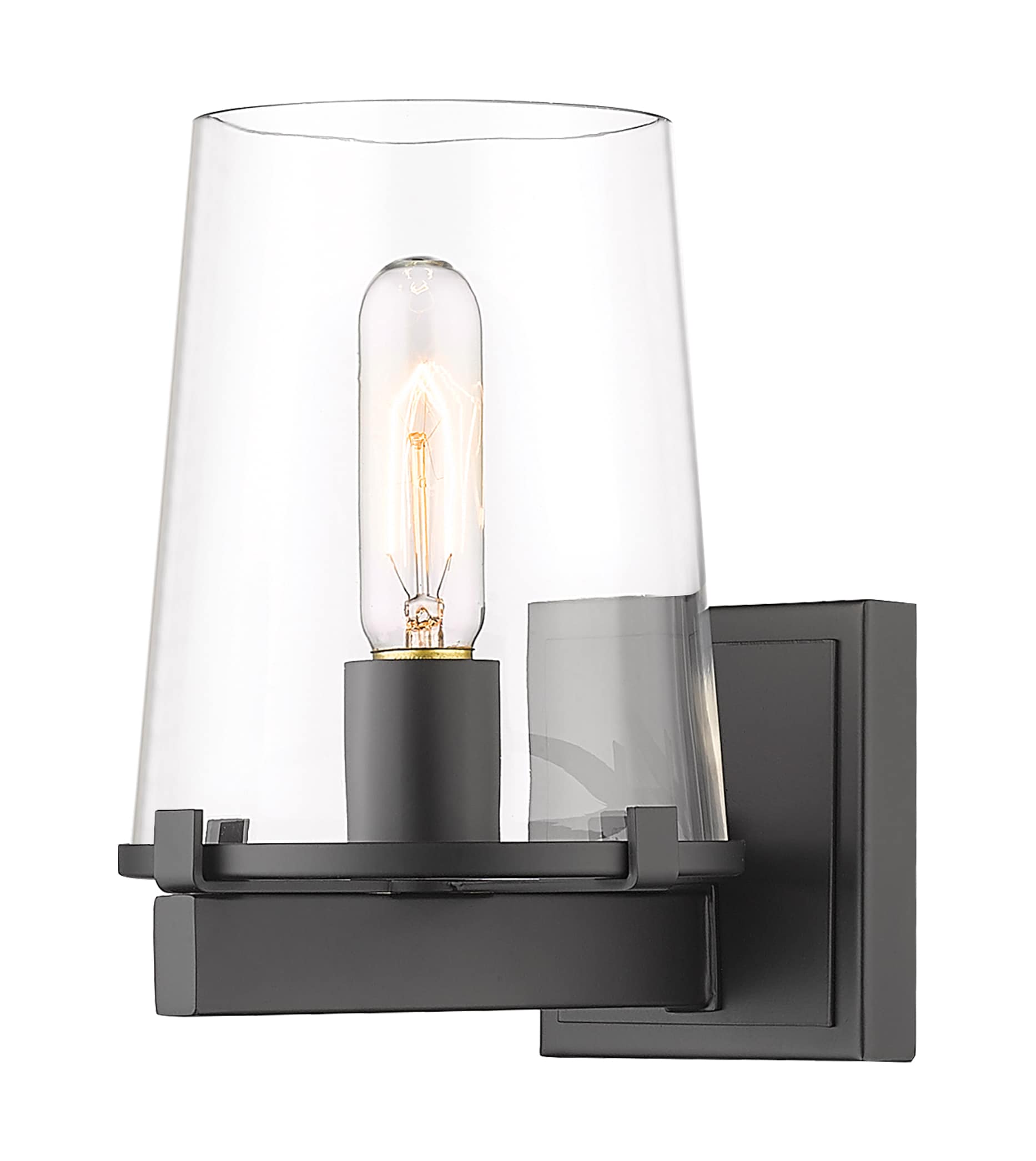 Z-Lite 3032-1V-MB Callista 6.5-in 1 -Light Matte Black Transitional Vanity light