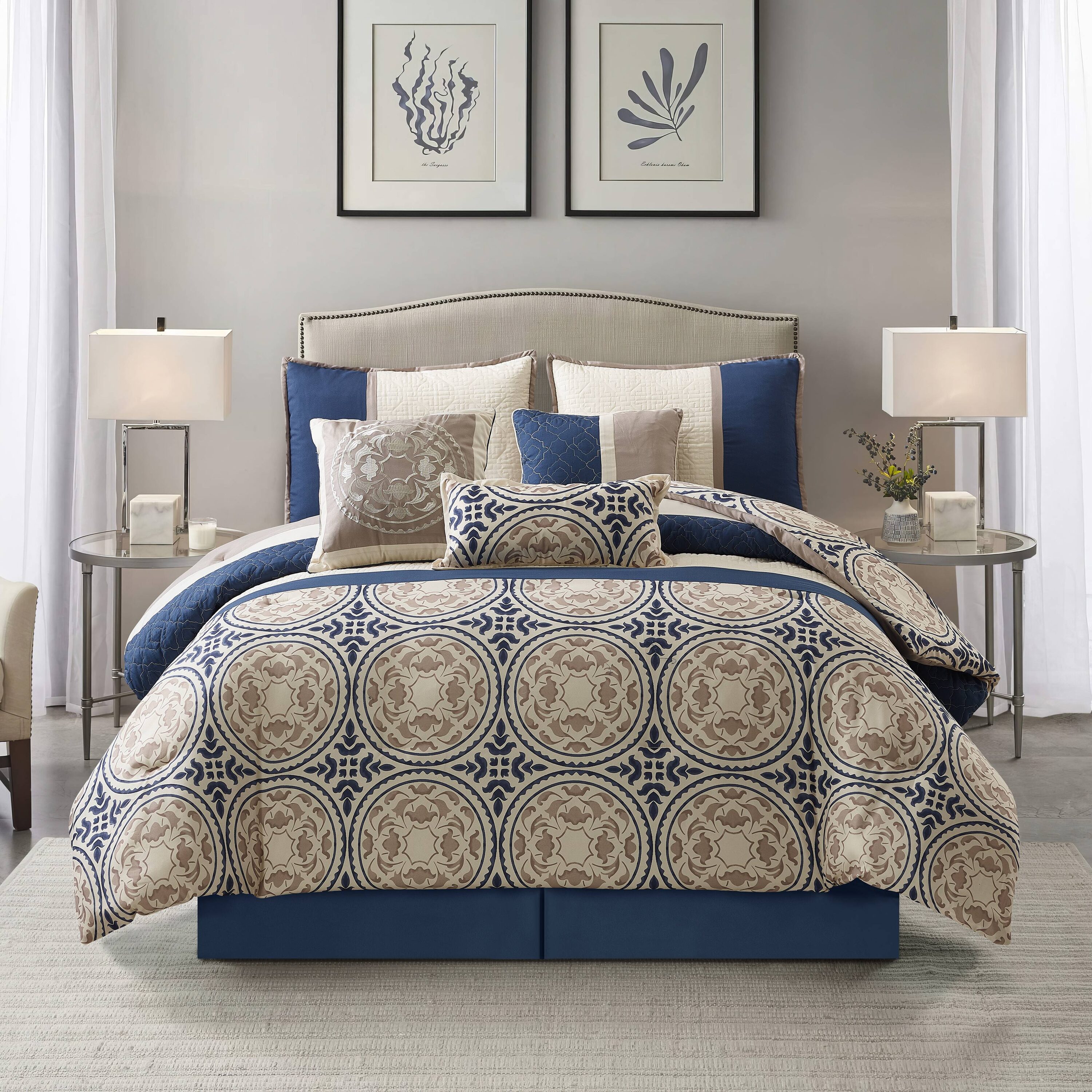 Nanshing CAMILA-K-BLUE bedding - View #2