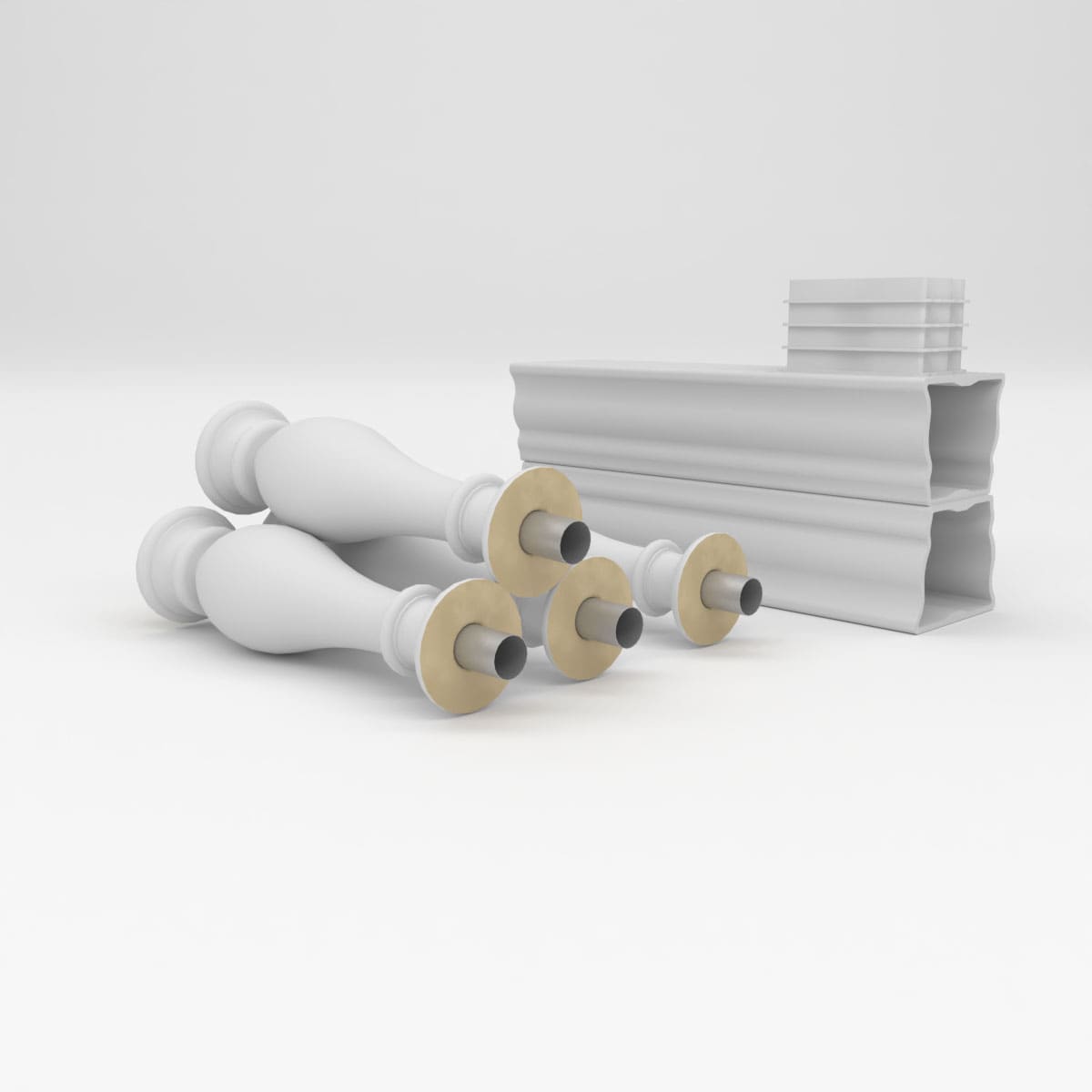 Ekena Millwork BALK32X024LGN railings - View #6