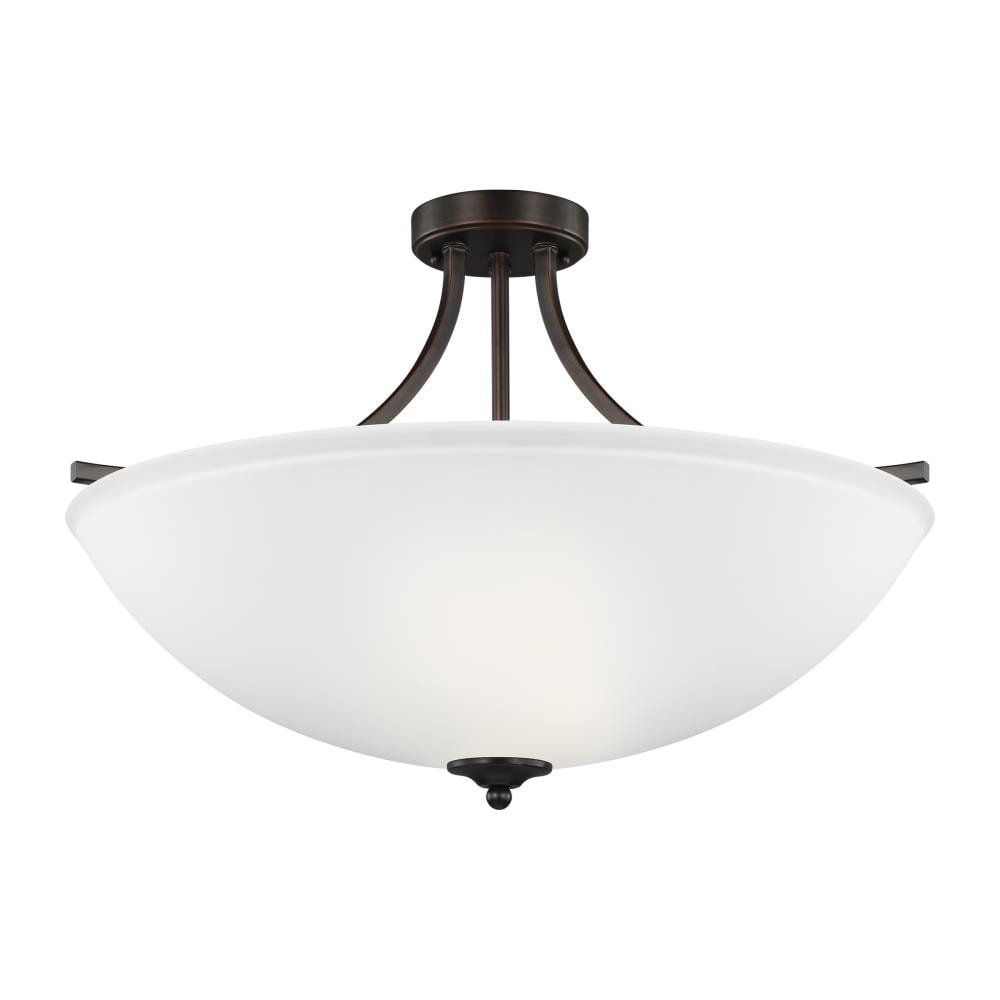 Generation Lighting 7716504EN3-710 Geary 4-Light Bronze Semi-Flush mount light ENERGY STAR