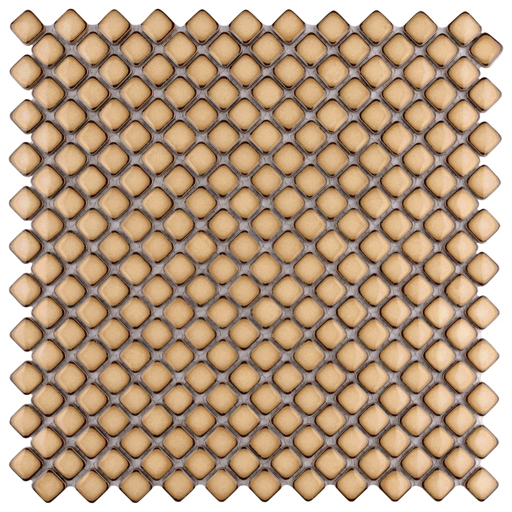 Affinity Tile S1FKOBRL27 Sample- Hudson Caffe 6-in x 6-in Glossy Porcelain Patterned Floor and Wall Tile