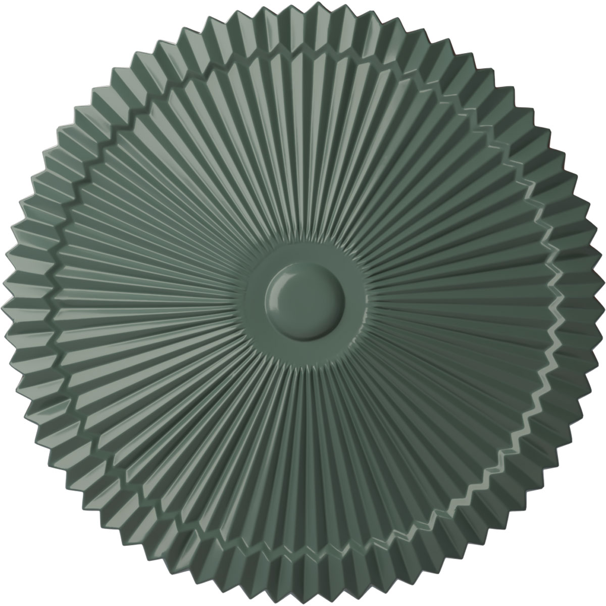 Ekena Millwork CM24SHCBF Shakuras 24-in W x 24-in L Painted Cloud Burst Polyurethane Whole Ceiling Medallion