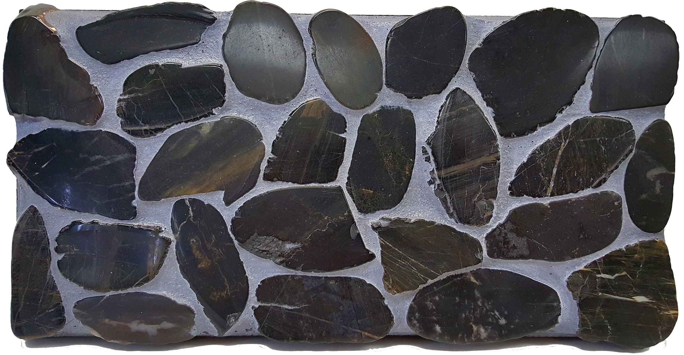 Solistone Koja Pebbles 10 Pack Viper 12 In X 12 In Polished Natural