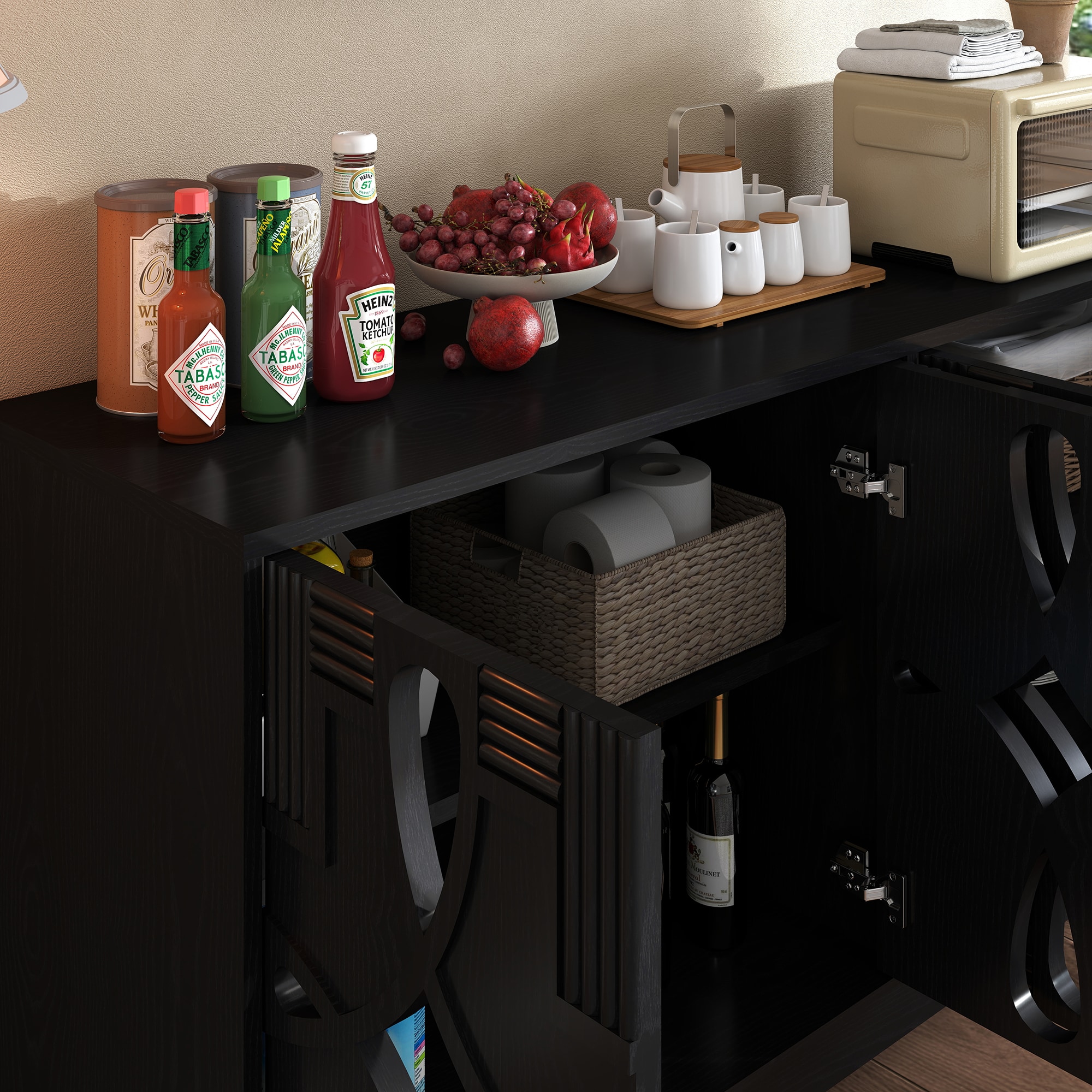 SINOFURN SYA020268WT Dining-Kitchen-Storarge - View #6