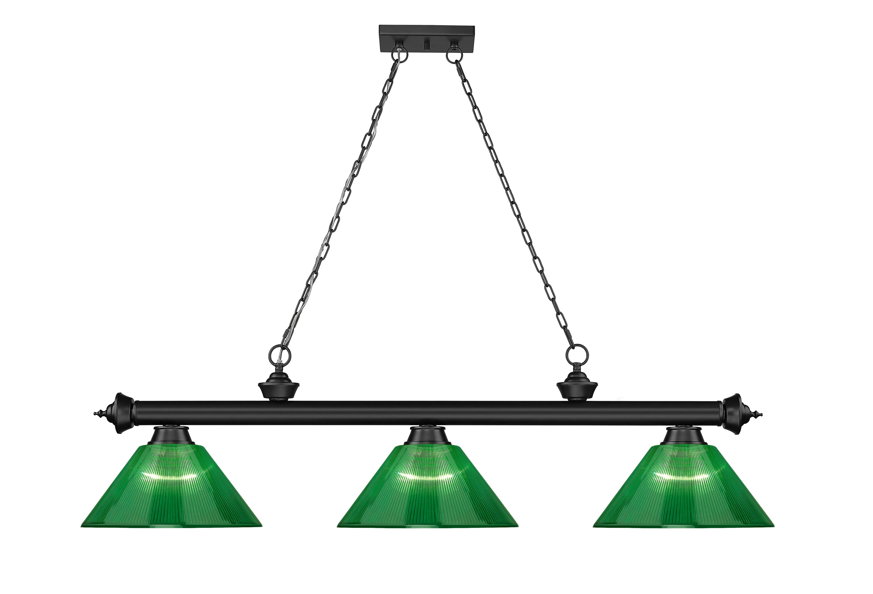 Z-Lite 2306-3MB-ARG Pool-Table-Lighting - View #2