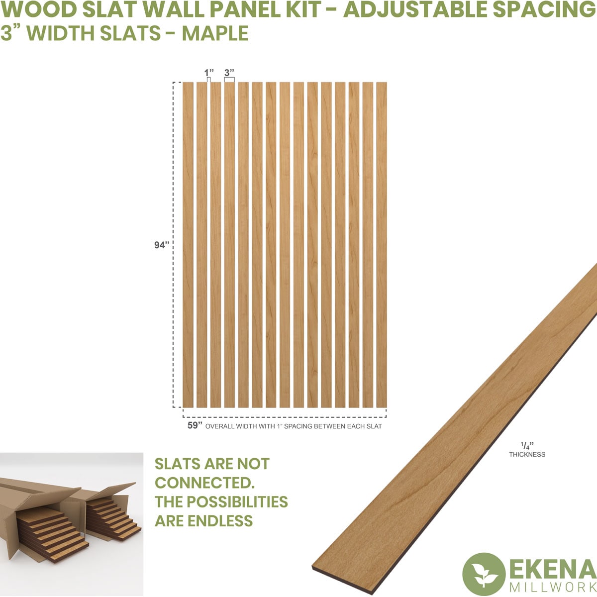 Ekena Millwork SWW60X94X0250MA Wall-Planks - View #2