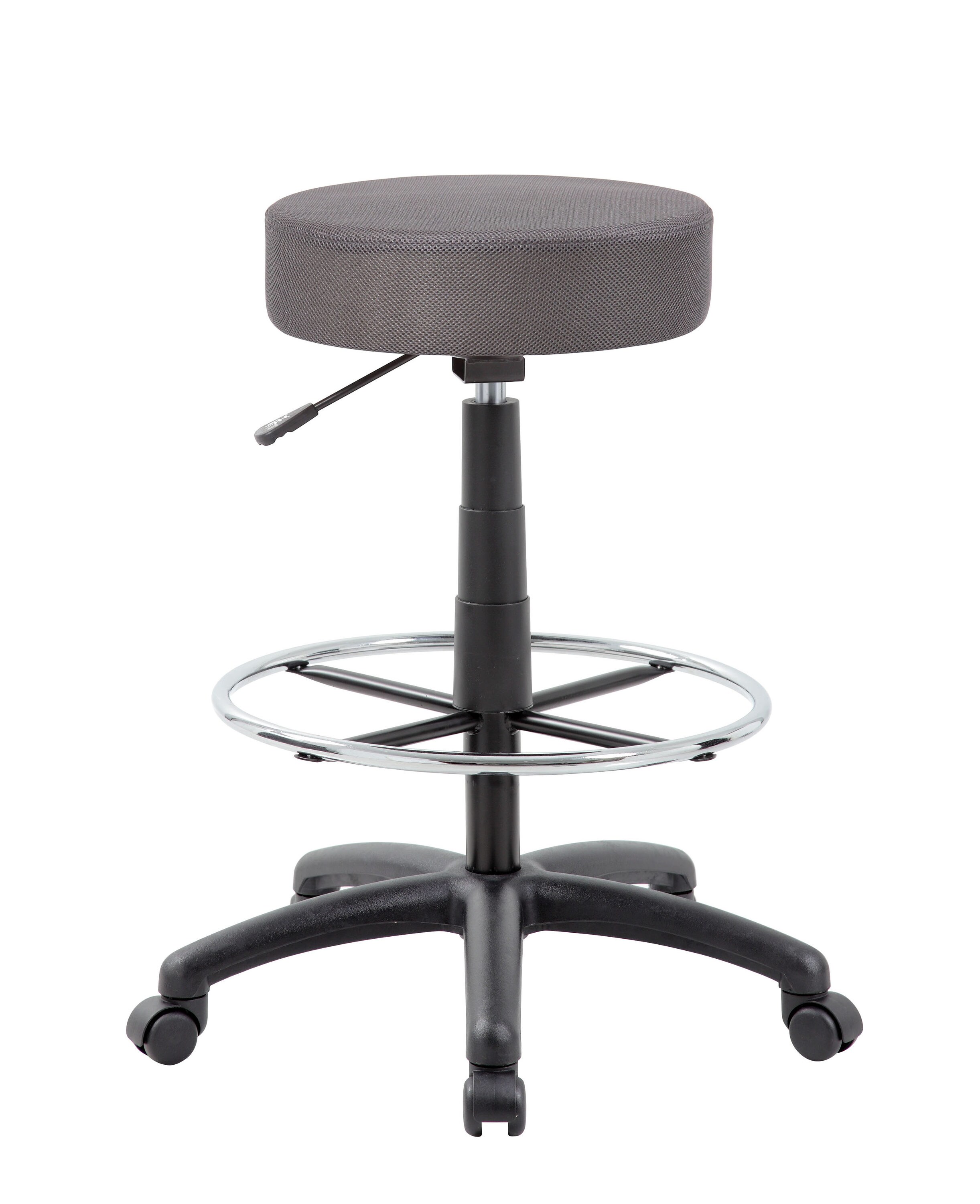 Boss Office Products Charcoal Grey Contemporary Adjustable Height