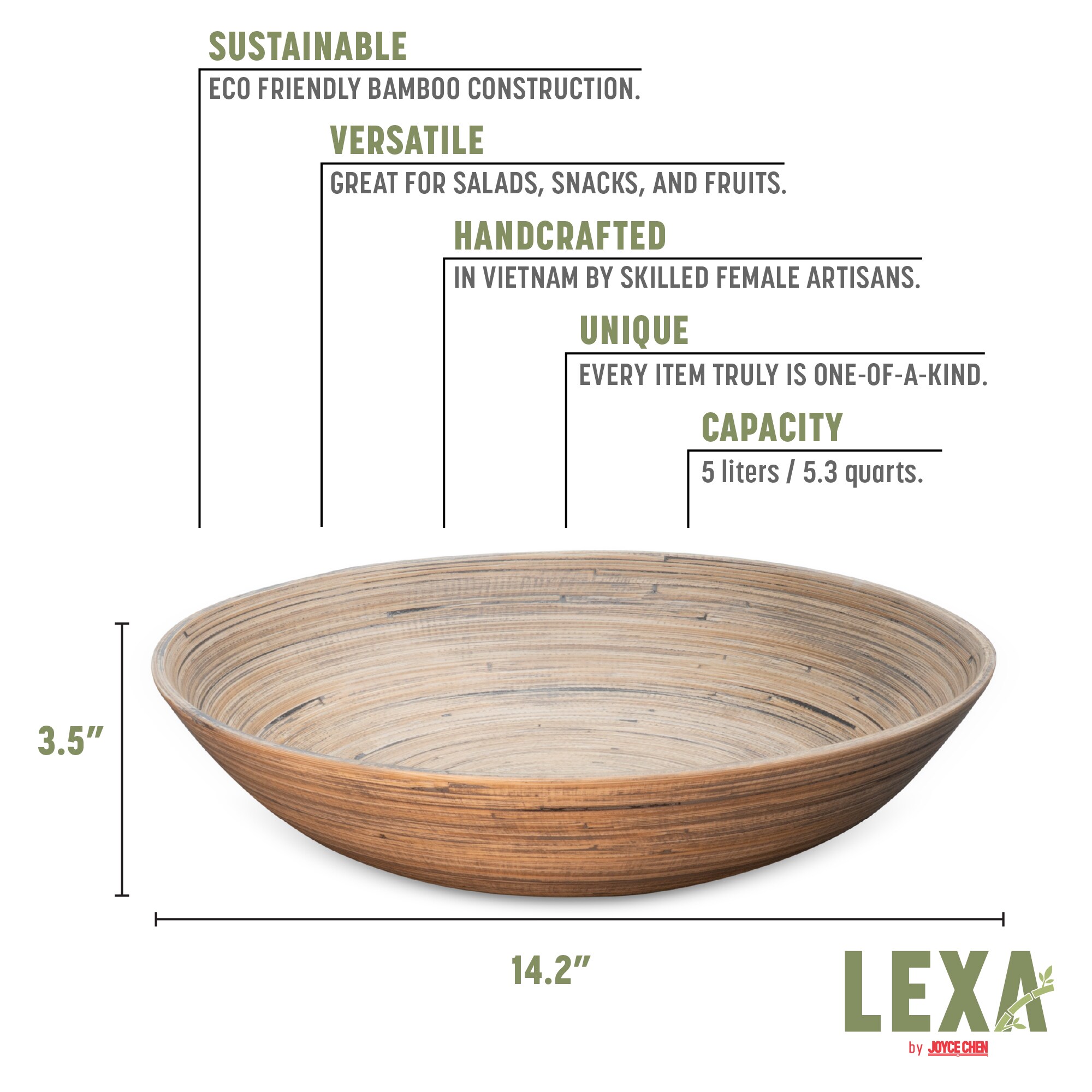 LEXA LX14SAL-BKB serveware - View #4
