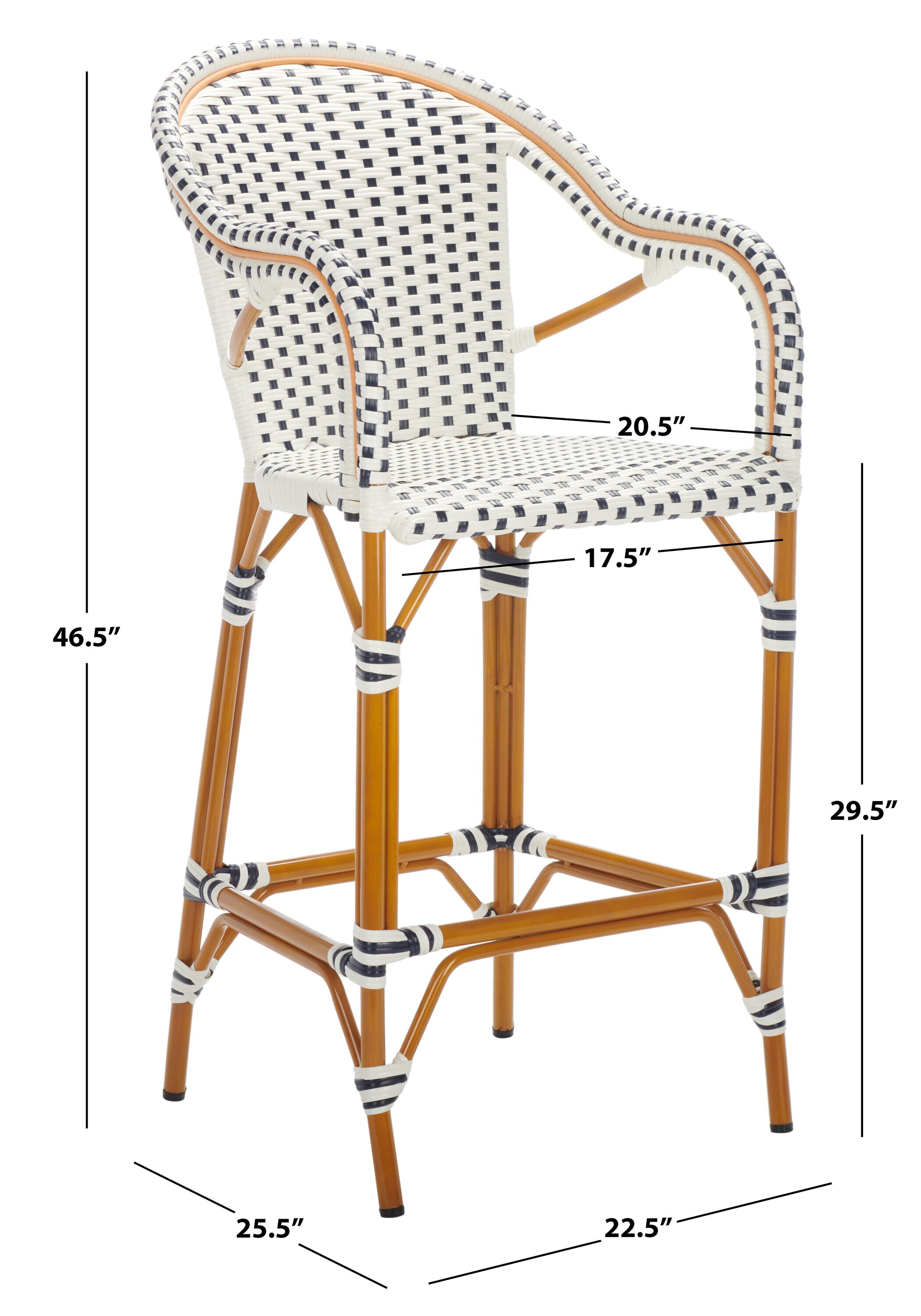 Safavieh PAT7535D Patio-Chairs - View #12