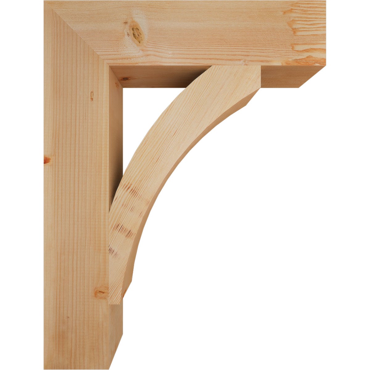 Ekena Millwork BKT06X26X34THR05SDF Exterior-Brackets-Braces - View #3