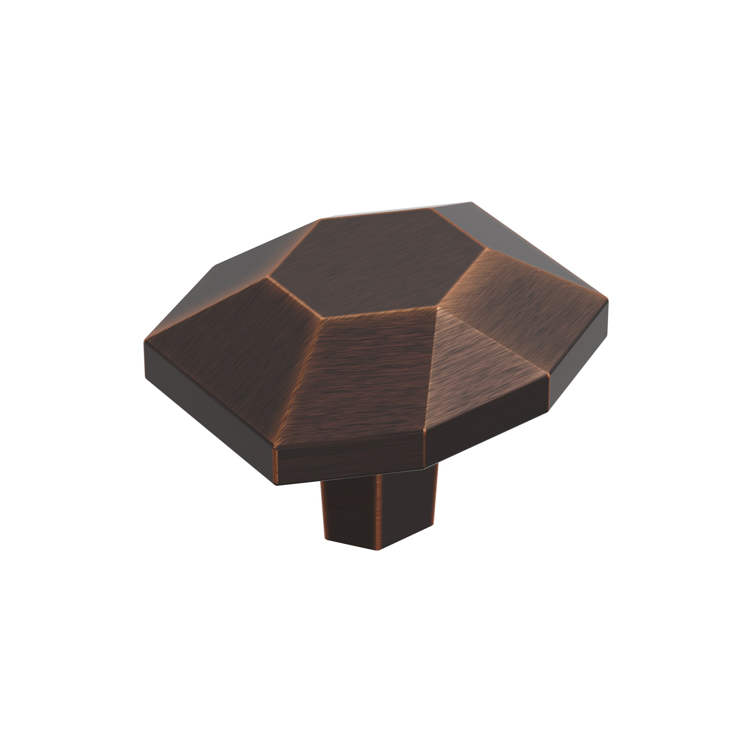 Amerock BP36641ORB St. Vincent 1-5/8-in Oil-Rubbed Bronze Geometric Contemporary Cabinet Knob