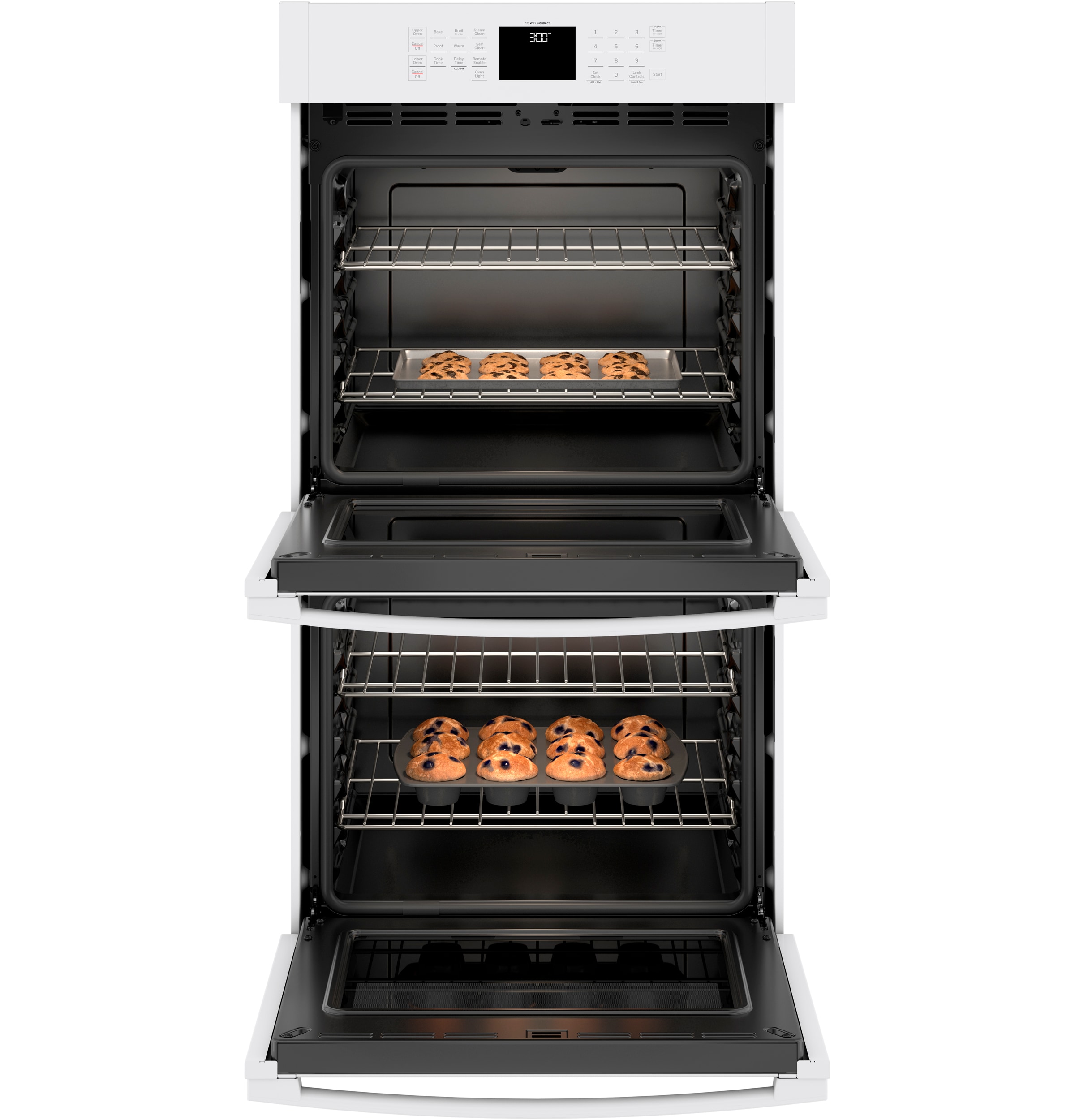 GE JKD3000DNWW Dwall-Elec-Oven - View #2