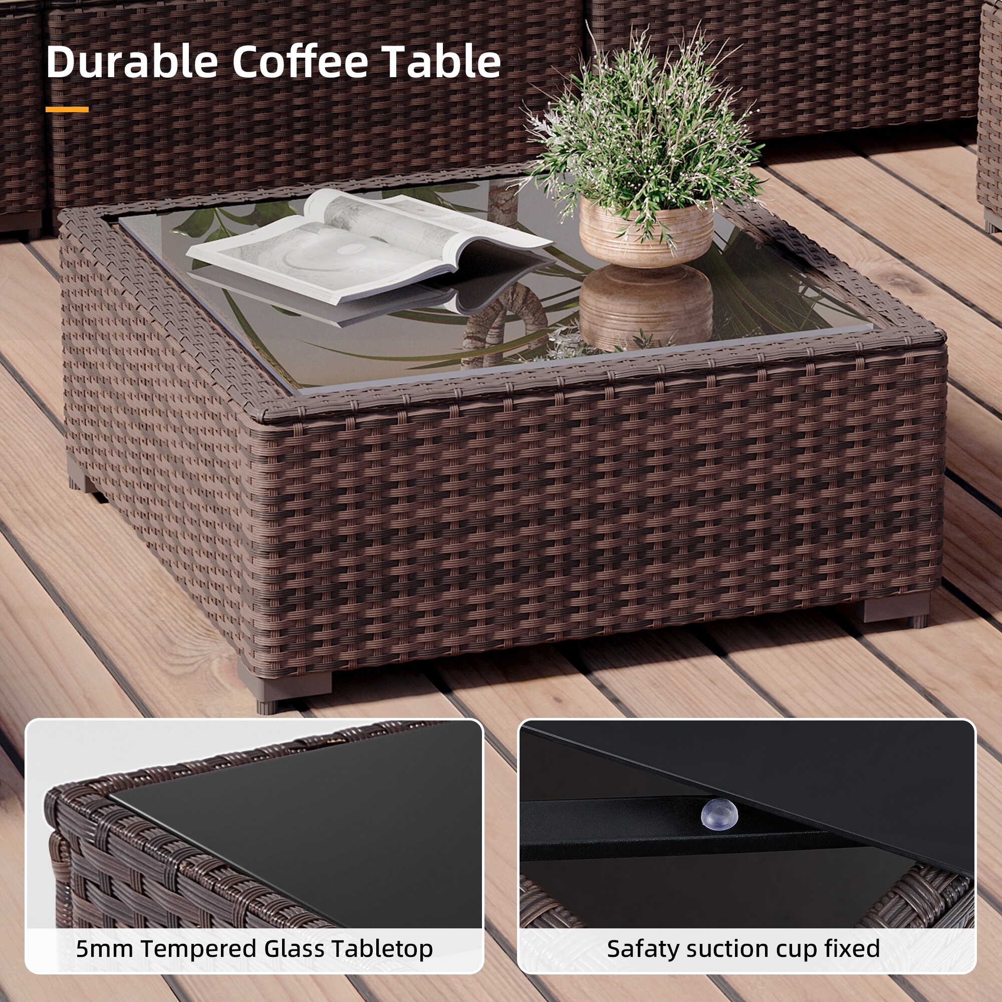 Patio Watcher TBSF-ABC56TDK-DGRAY Patio-Conversation-Sets - View #4