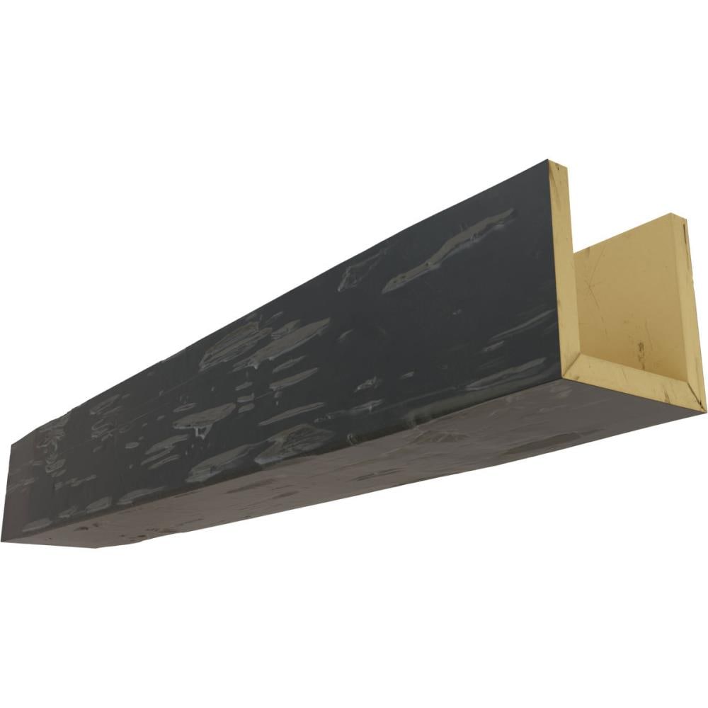 Ekena Millwork BMPC3C0060X080X264ES Pecky Cypress 1-in x 6-in x 264-in Aged Ash Finished Polyurethane U-Shaped Decorative Beam