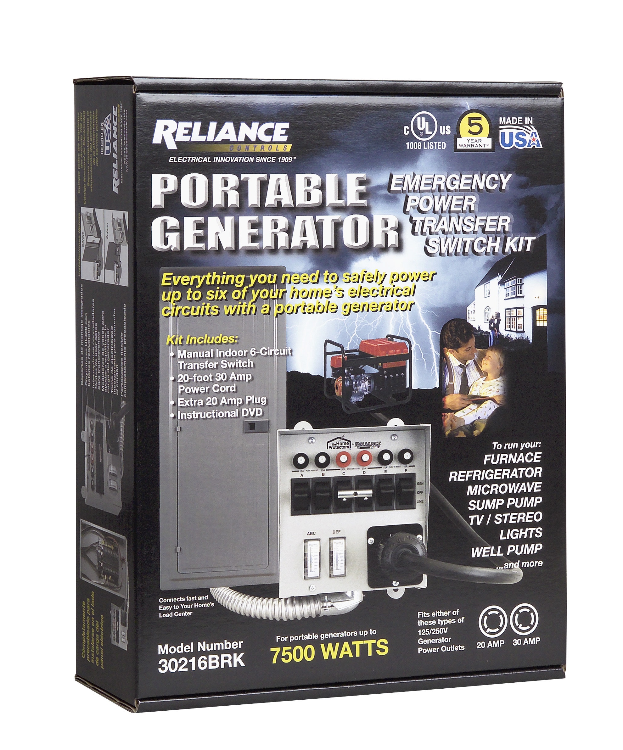 Reliance 30216 BRK Transfer-Switch-Kit - View #2