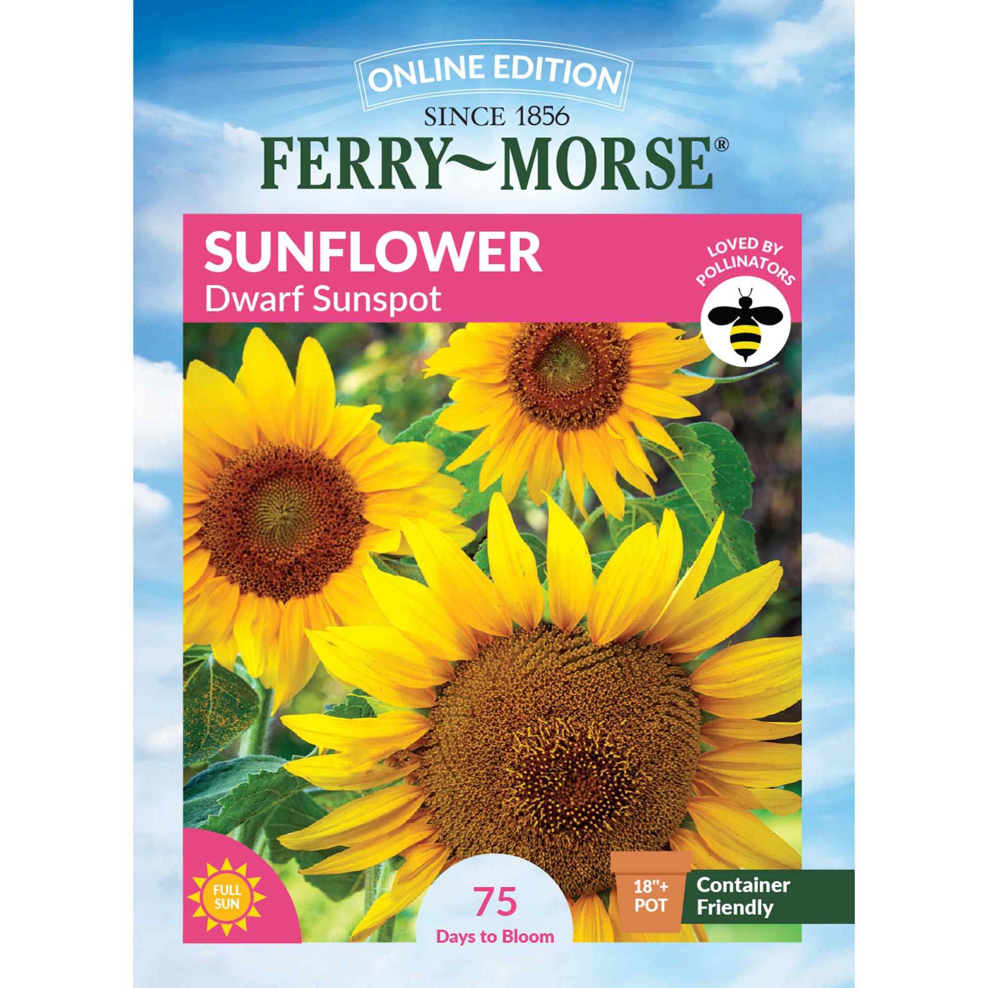 Ferry-Morse LC25.6529 Sunflower Seeds 1.8 Gram(s)