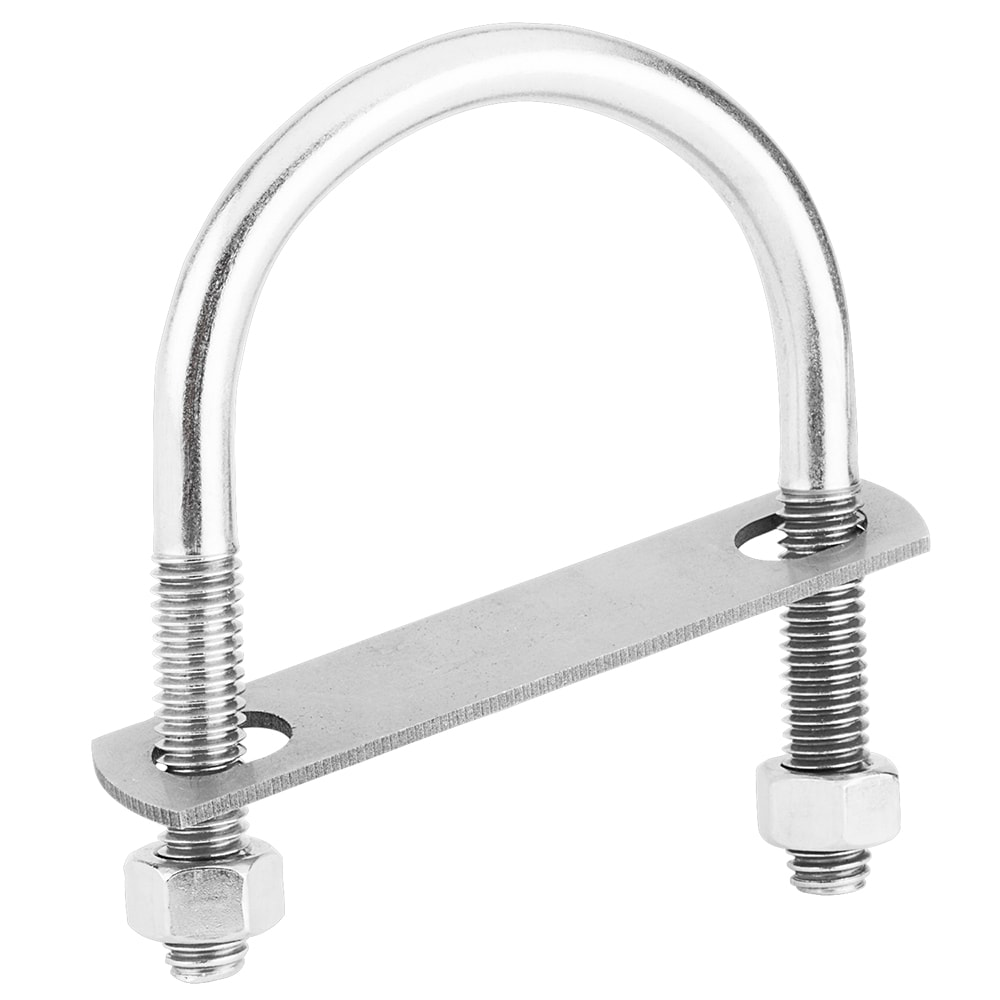 National Hardware N422-589 3/8-in 3/8-in x 2-1/2-in Stainless Interior/Exterior Coarse Thread U-bolt Bolt