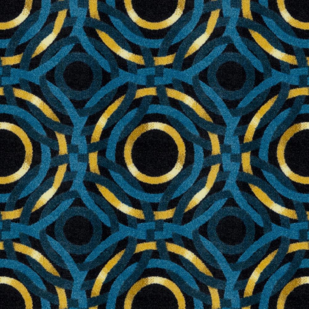 Joy Carpets 2082W-01-26 Home Office Mayfair Azure Blue 26-oz sq yard Nylon Pattern Indoor Carpet