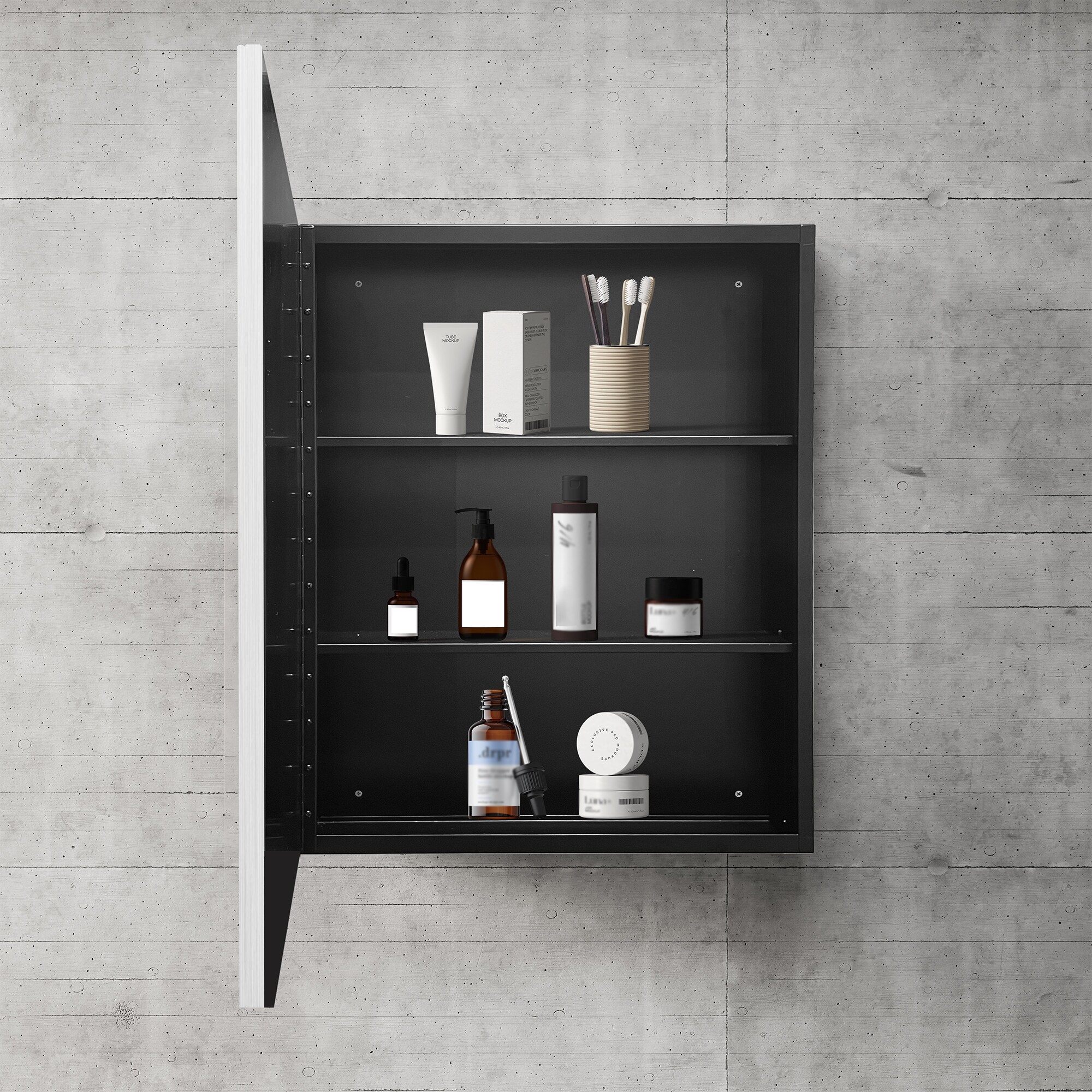 WELLFOR NIE-AM5324 Bathroom-Medicine-Cabinets - View #5