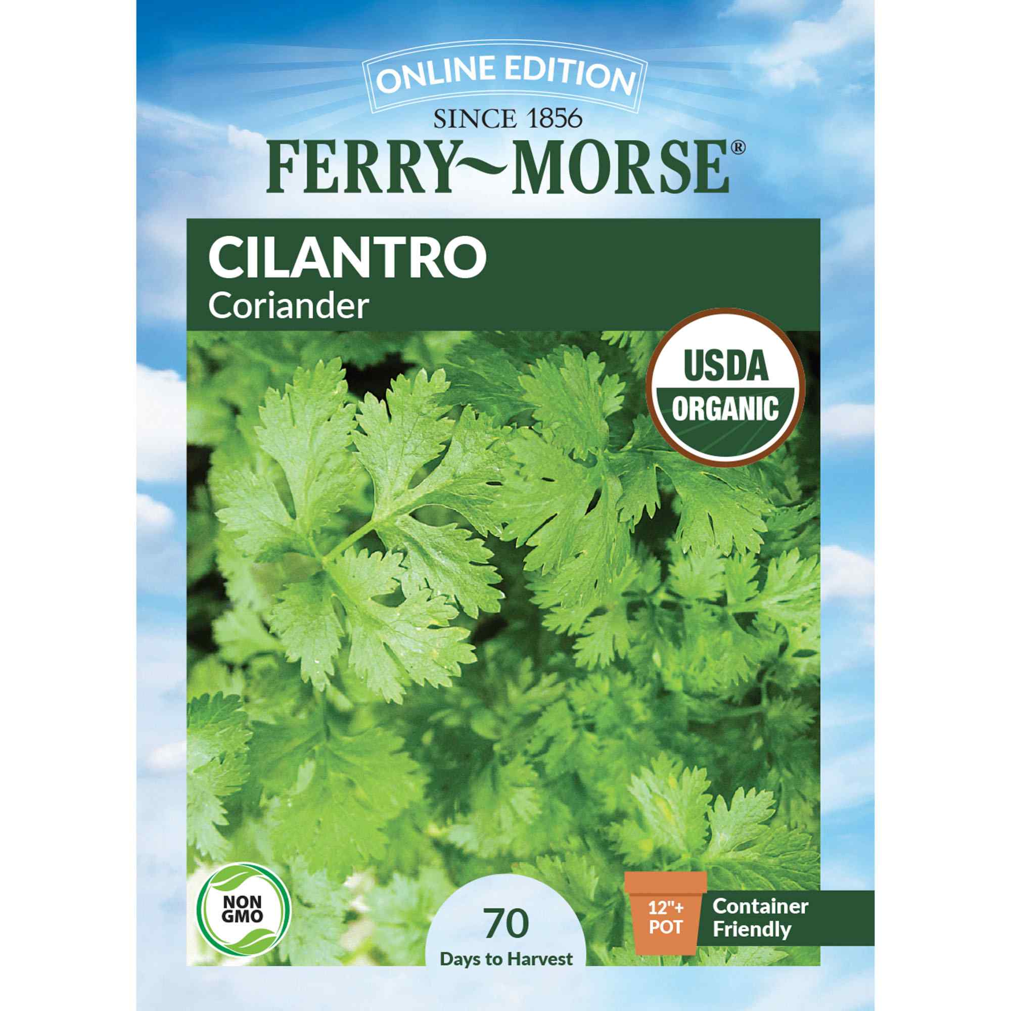 Ferry-Morse LC25.1340 Organic Cilantro Seeds 1.8 Gram(s)