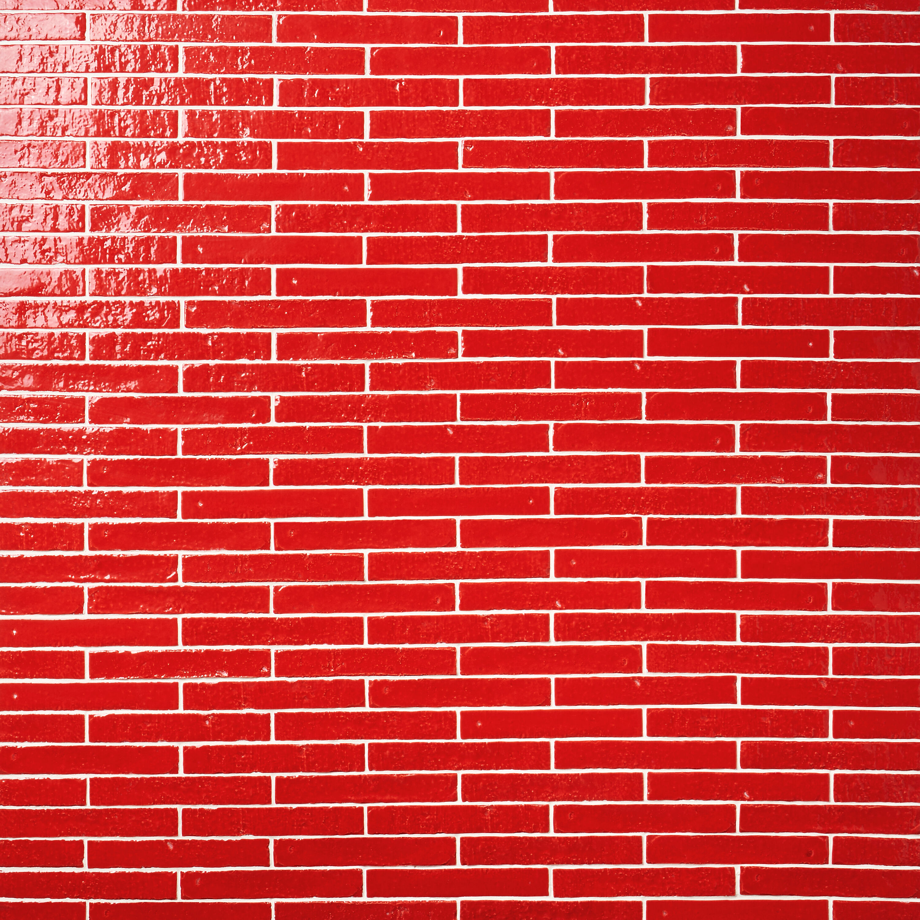 Crimson Red Glossy Ceramic Subway Wall Tile, 2-in x 9-in