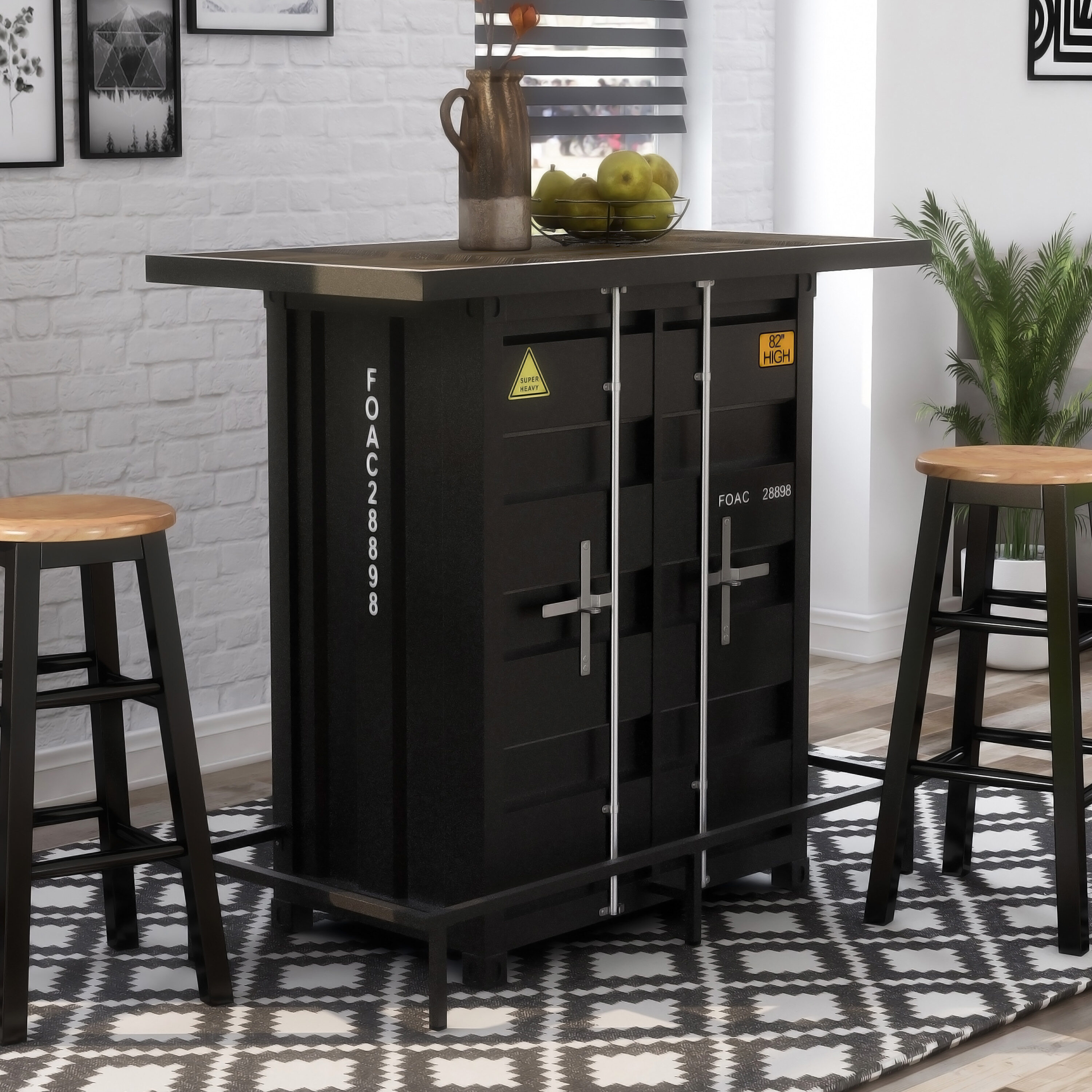 Furniture of America IDF-3789BK-BT Dining-Tables - View #9