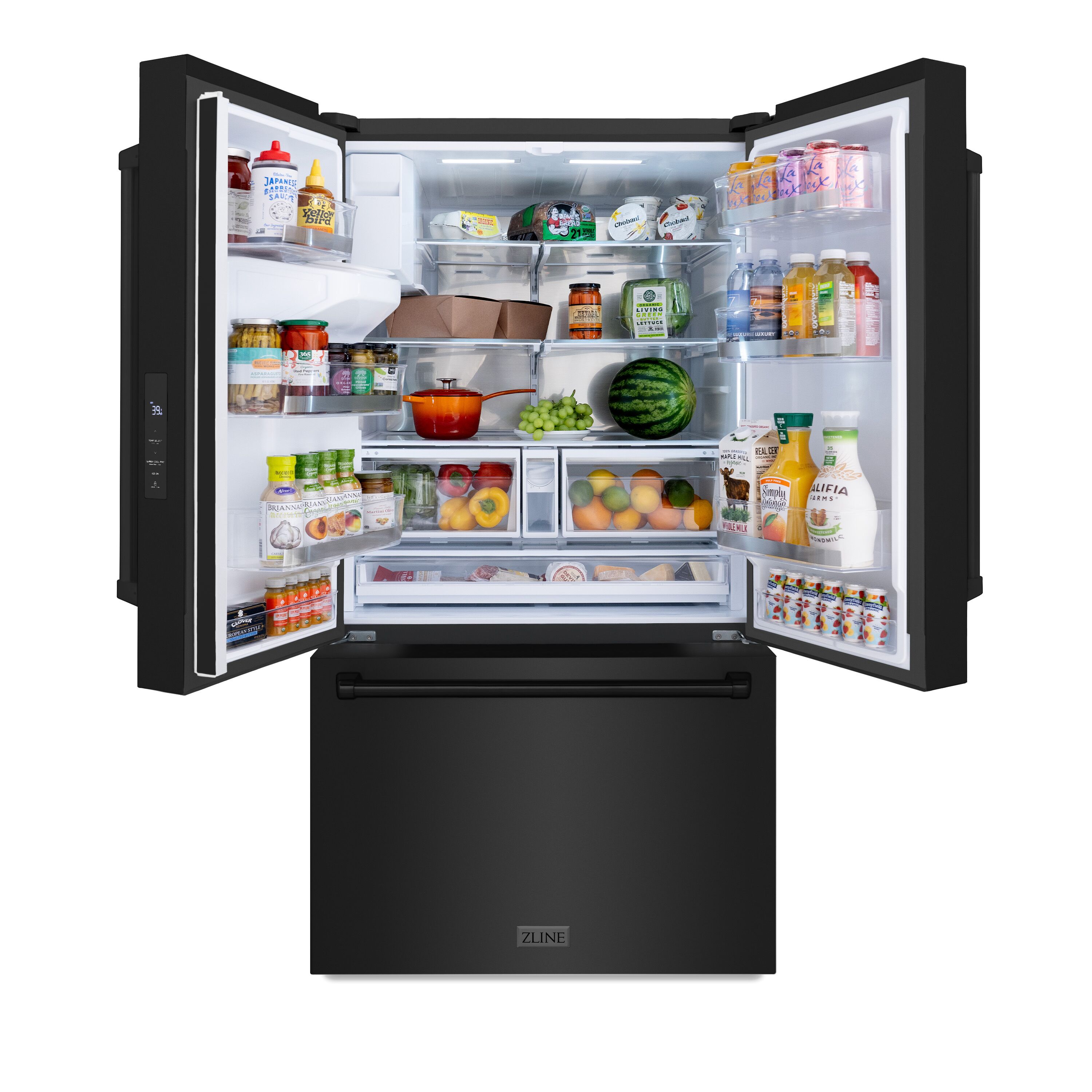 ZLINE KITCHEN & BATH RSM-W-36-BS French-Door-Refrigerators - View #5