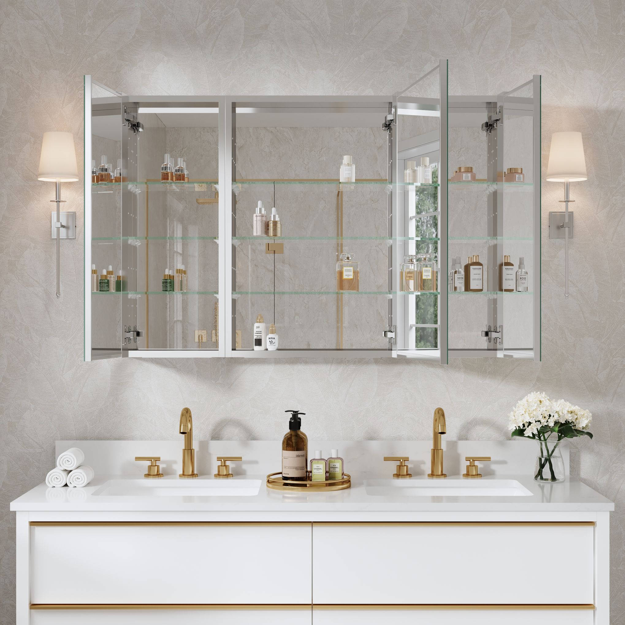 WELLFOR ROSA122012LRR Bathroom-Medicine-Cabinets - View #13