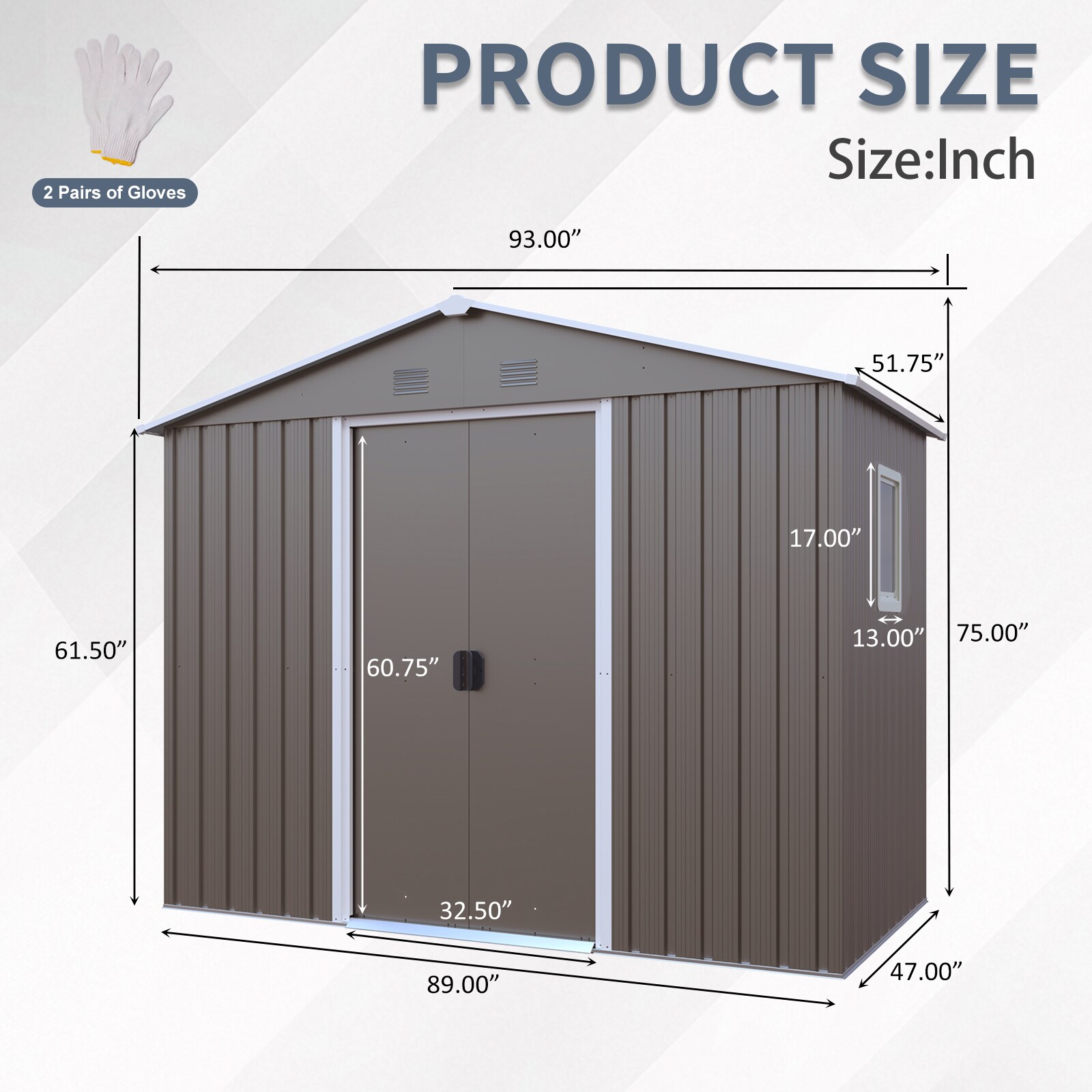 Iseryn OS77103 Metal-Storage-Buildings-Sheds - View #3