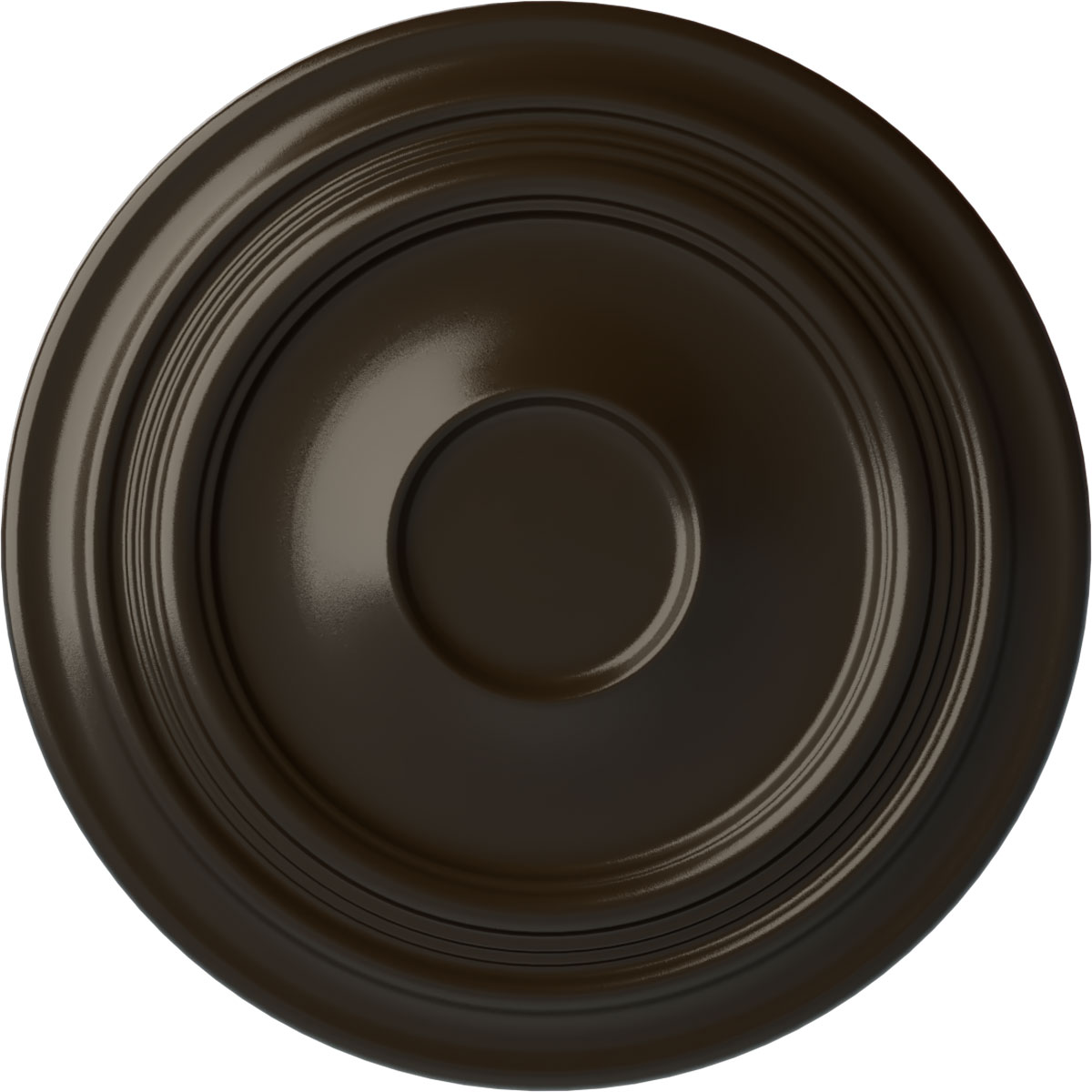 Ekena Millwork CM24TRSHF Traditional 24.375-in W x 24.375-in L Painted Stone Hearth Polyurethane Whole Ceiling Medallion