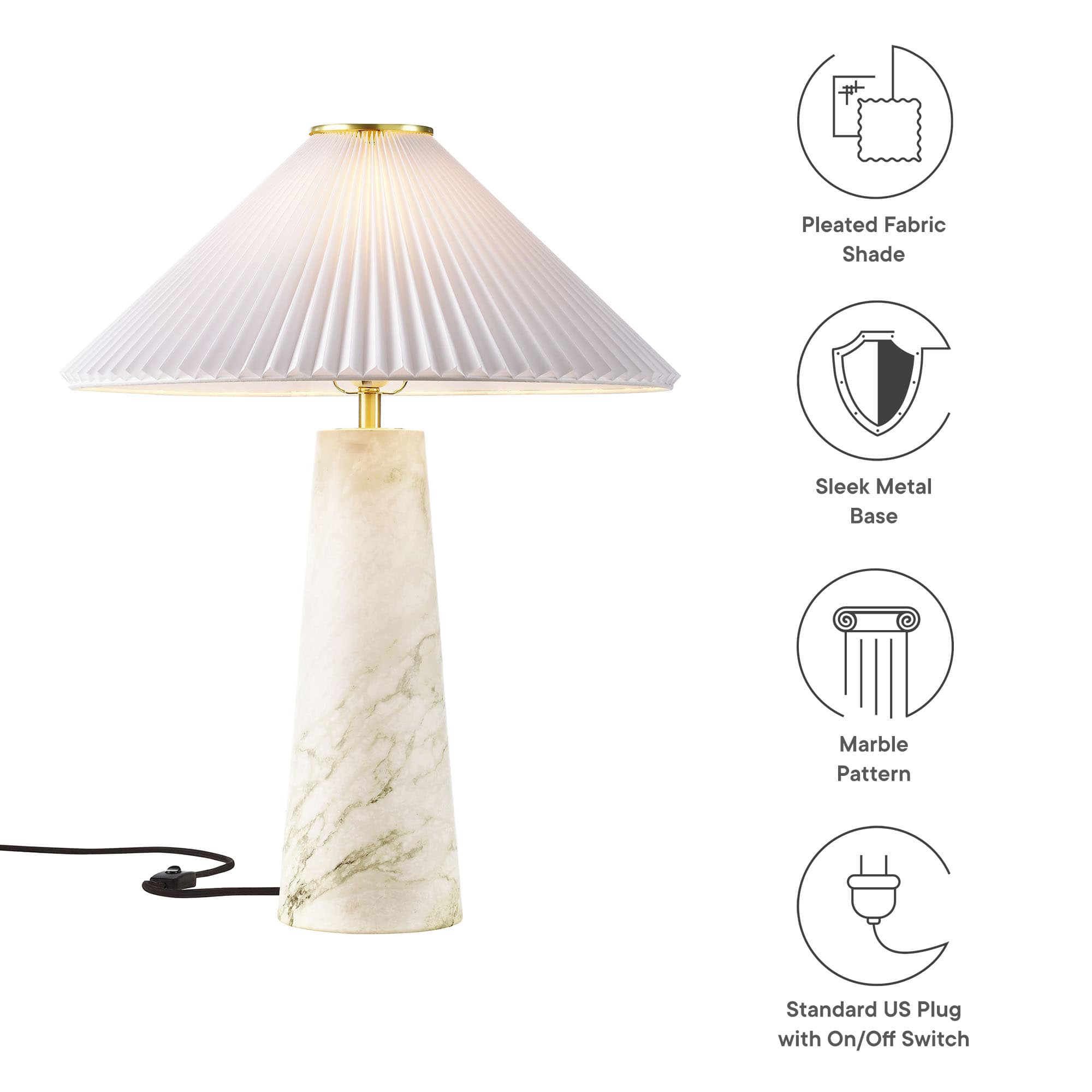 Modway EEI-6963-WHI Desk-Table-Lamps - View #3
