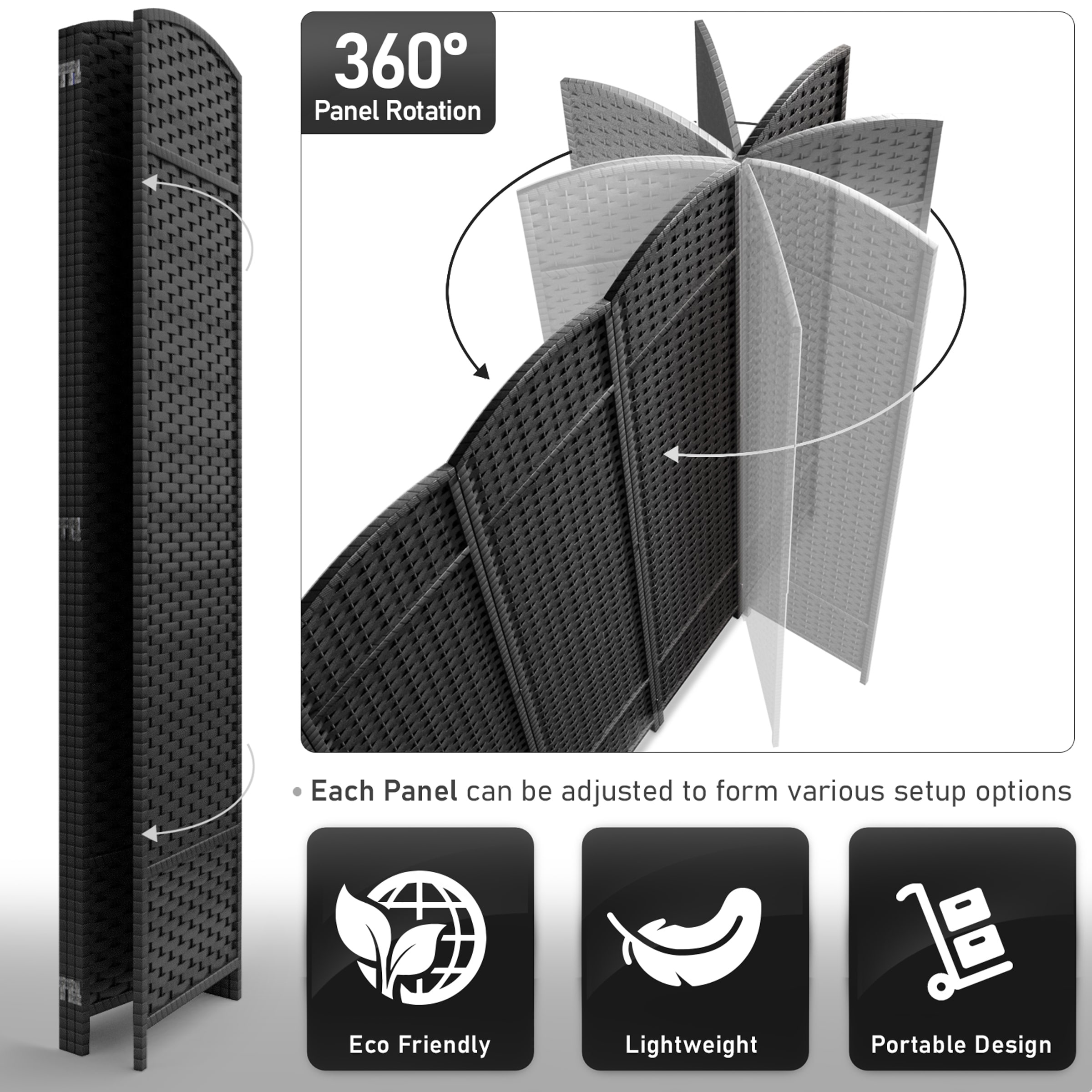 SORBUS 192405352881 Indoor-Privacy-Screens - View #4