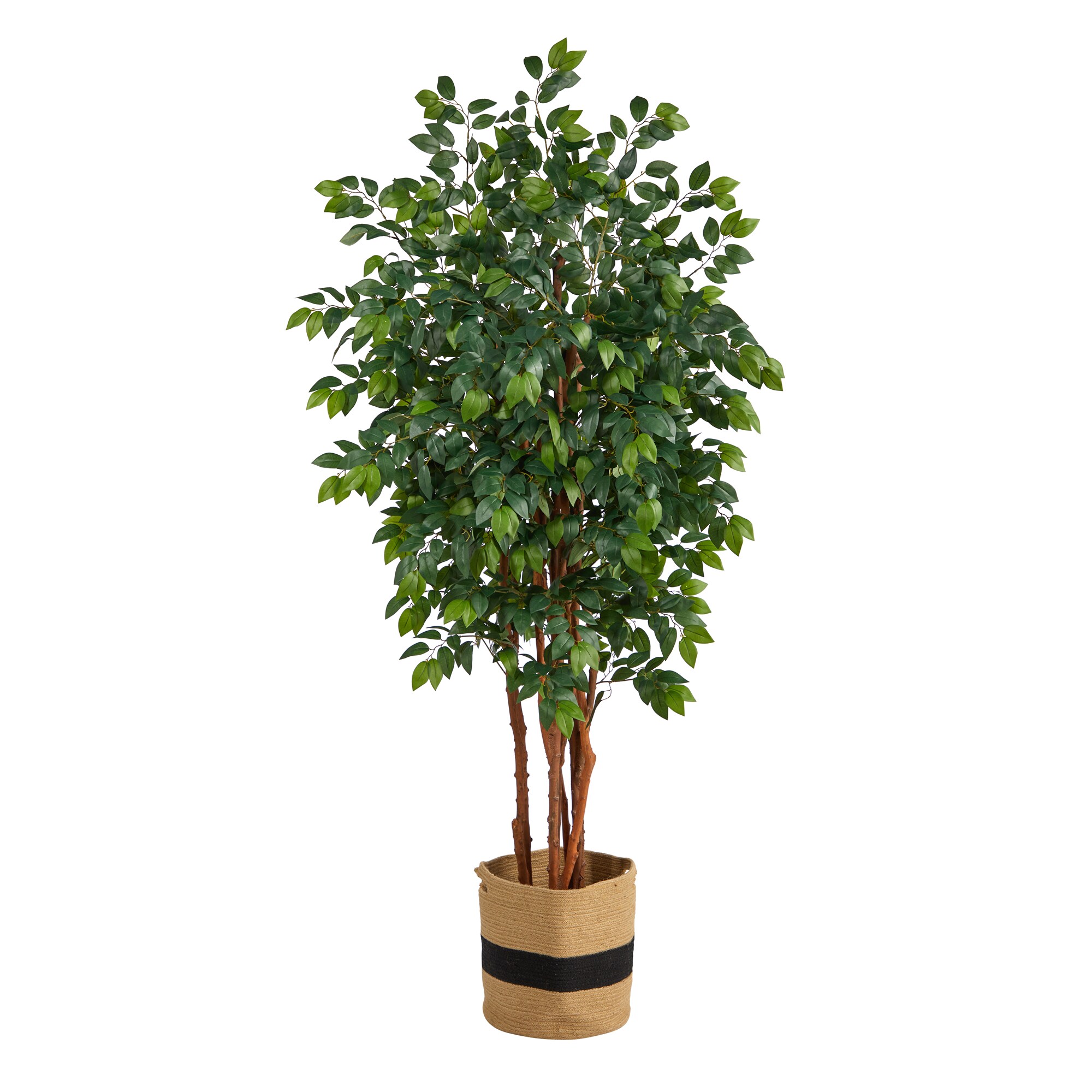 Nearly Natural 7-ft Sakaki Artificial Tree in Handmade Natural