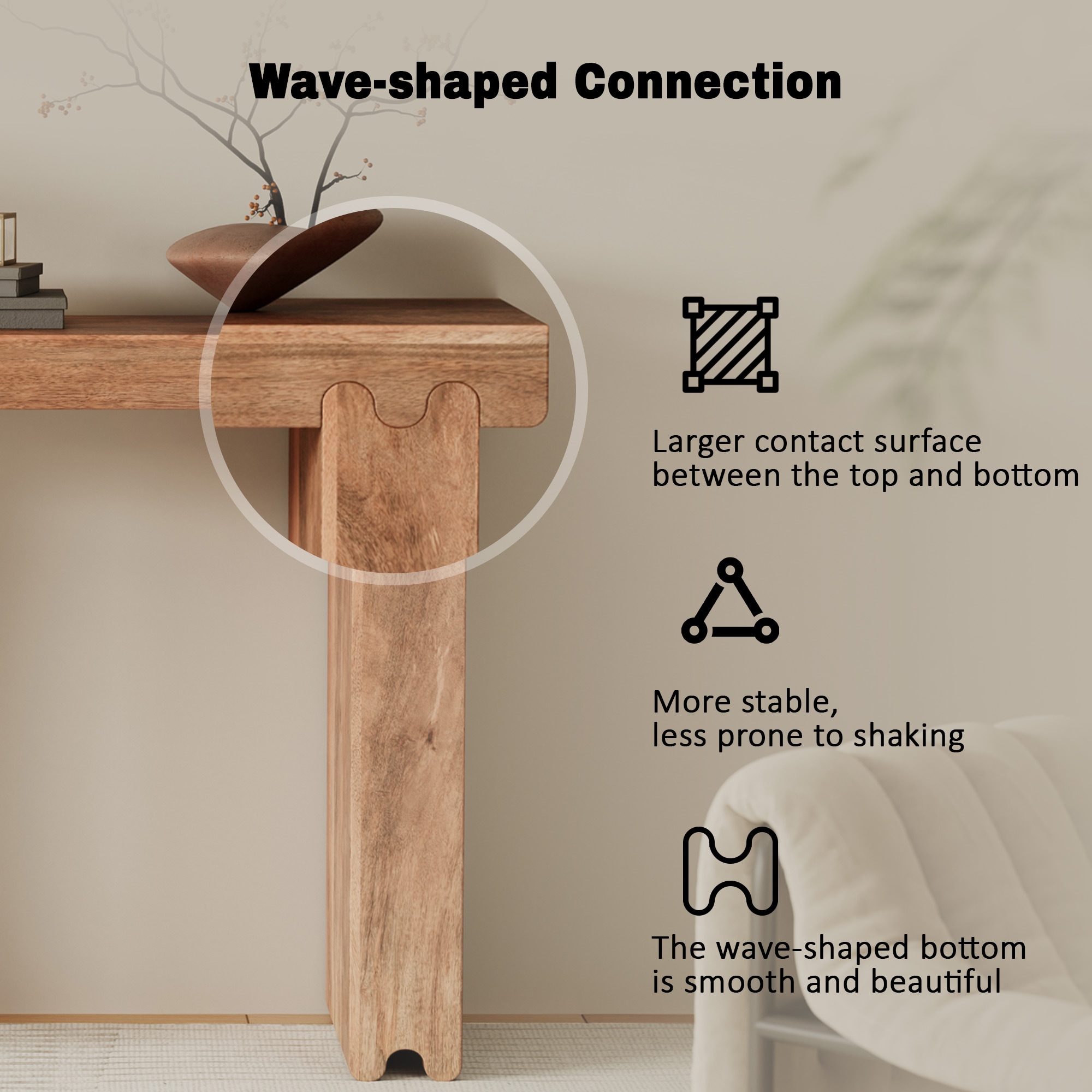 ModernLuxe N715P224881D Console-Sofa-Tables - View #5