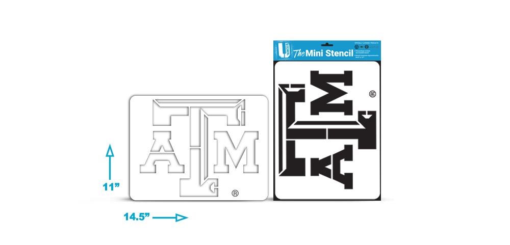 U-Stencil TAMOOS-201 Texas A and M Mini Stencil
