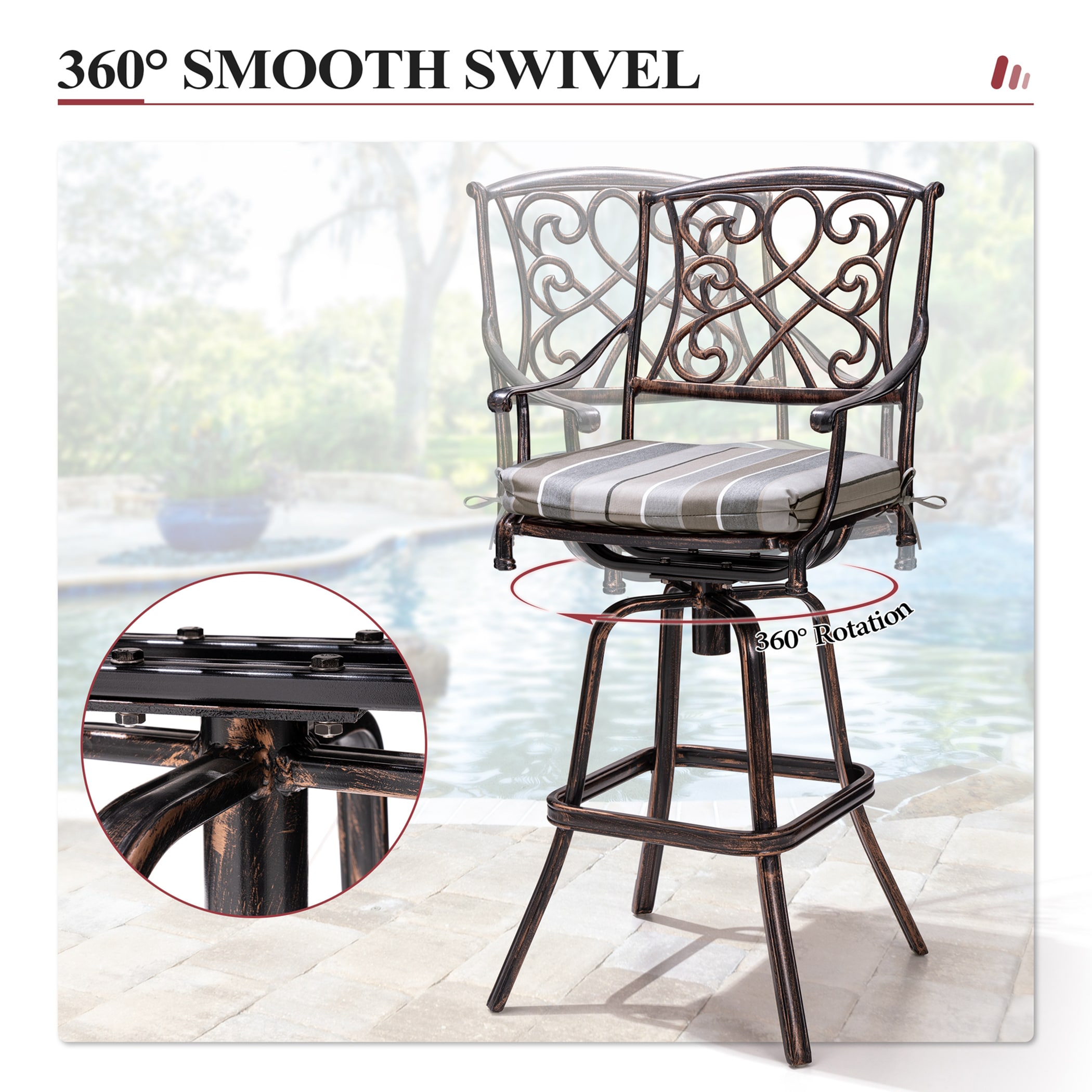 Crestlive Products CL-ST003CHA Patio-Chairs - View #8